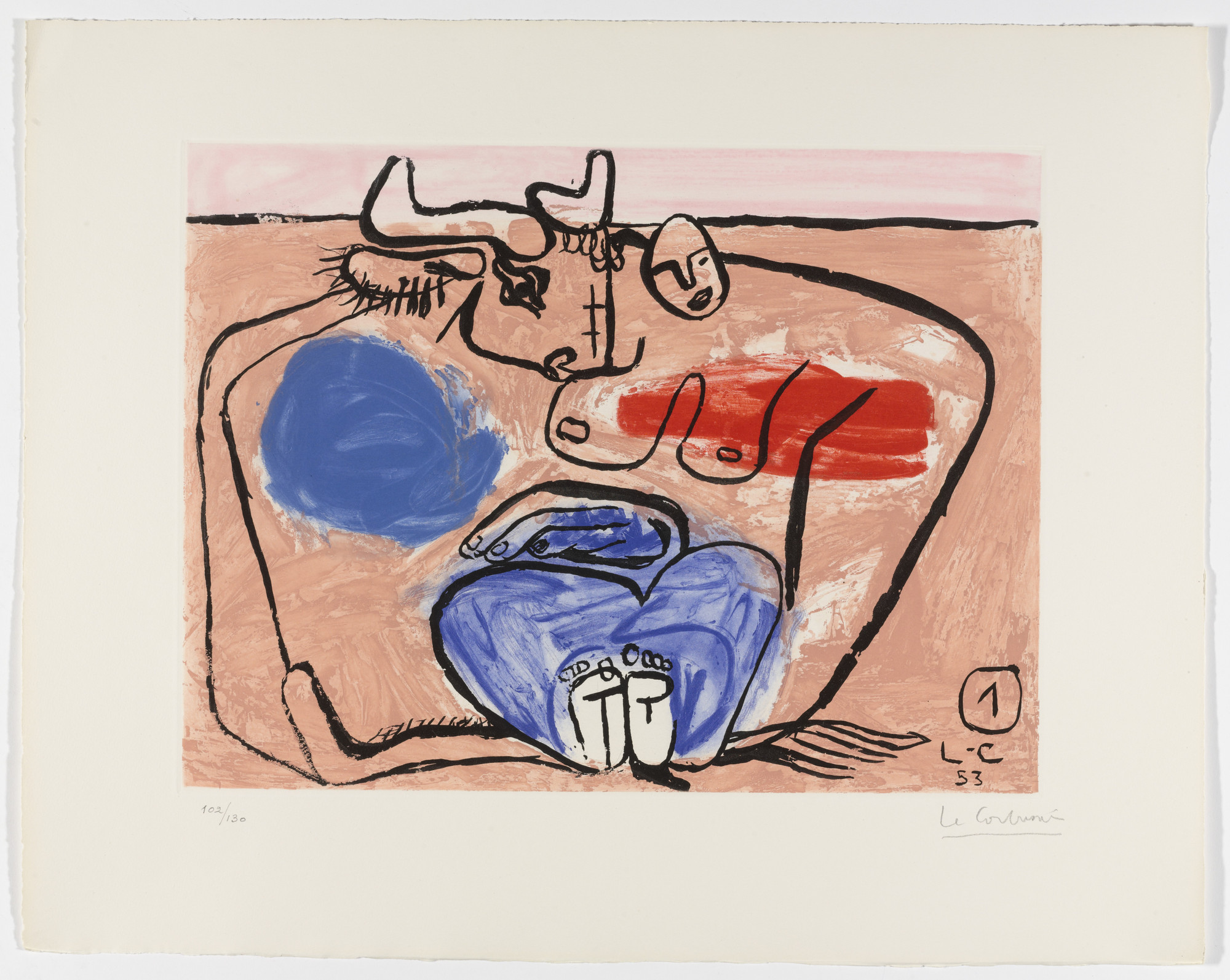 Le Corbusier (Charles-Édouard Jeanneret). Untitled from