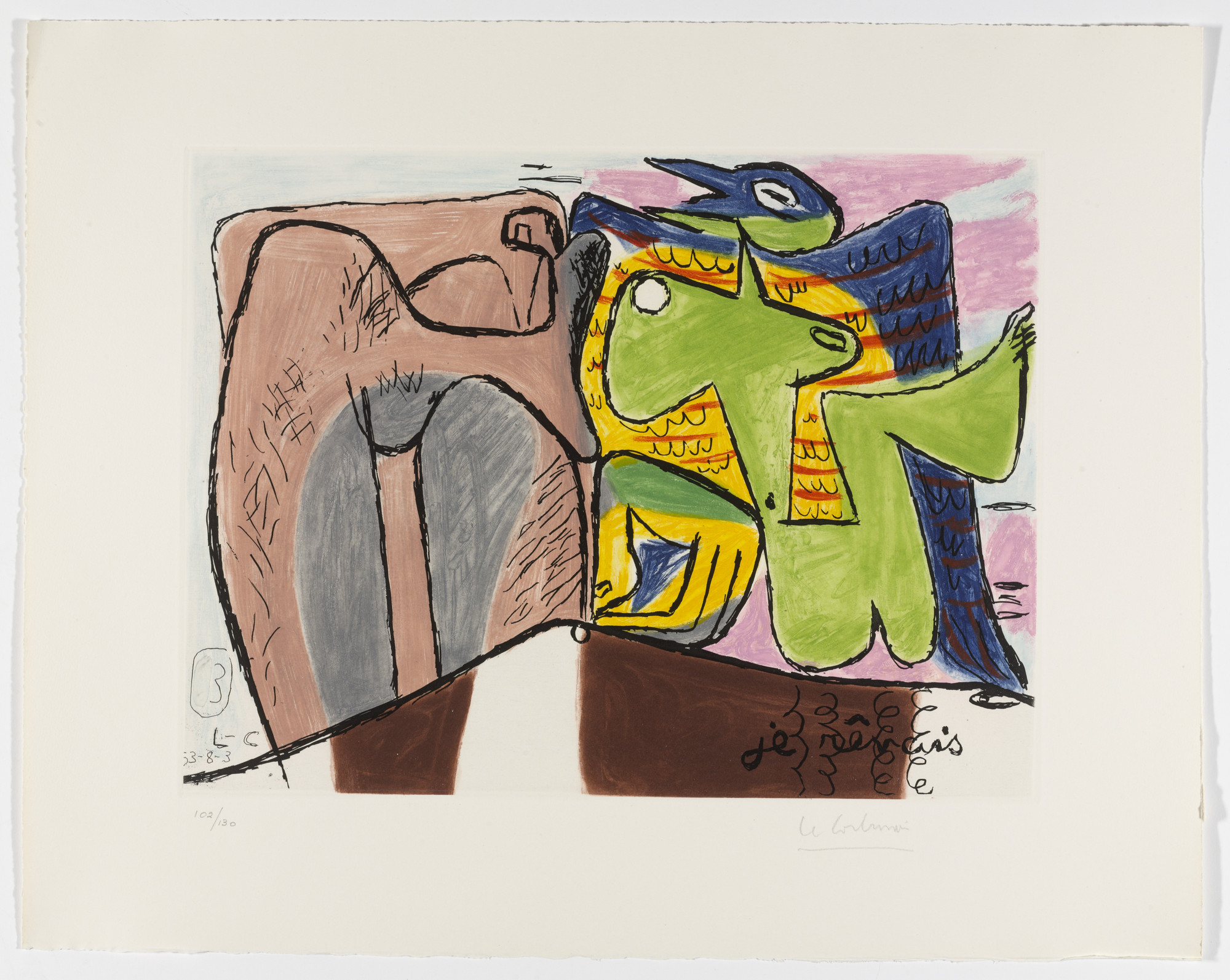 Le Corbusier (Charles-Édouard Jeanneret). Untitled from Unité