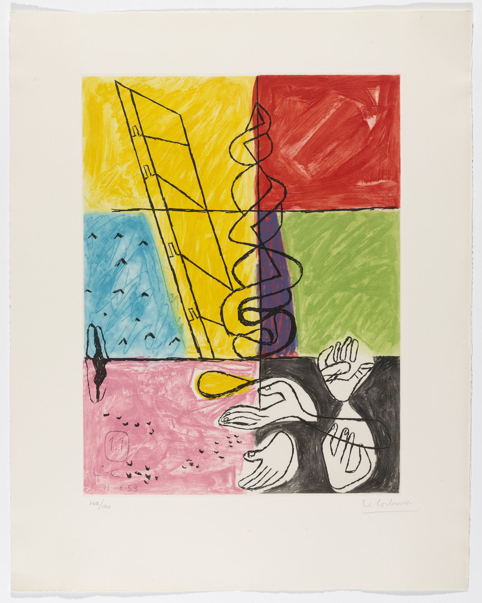 Le Corbusier (Charles-Édouard Jeanneret). Untitled from Unité