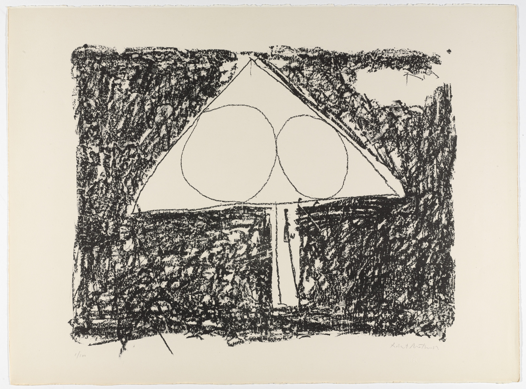 Robert Motherwell. Untitled from The Madrid Suite