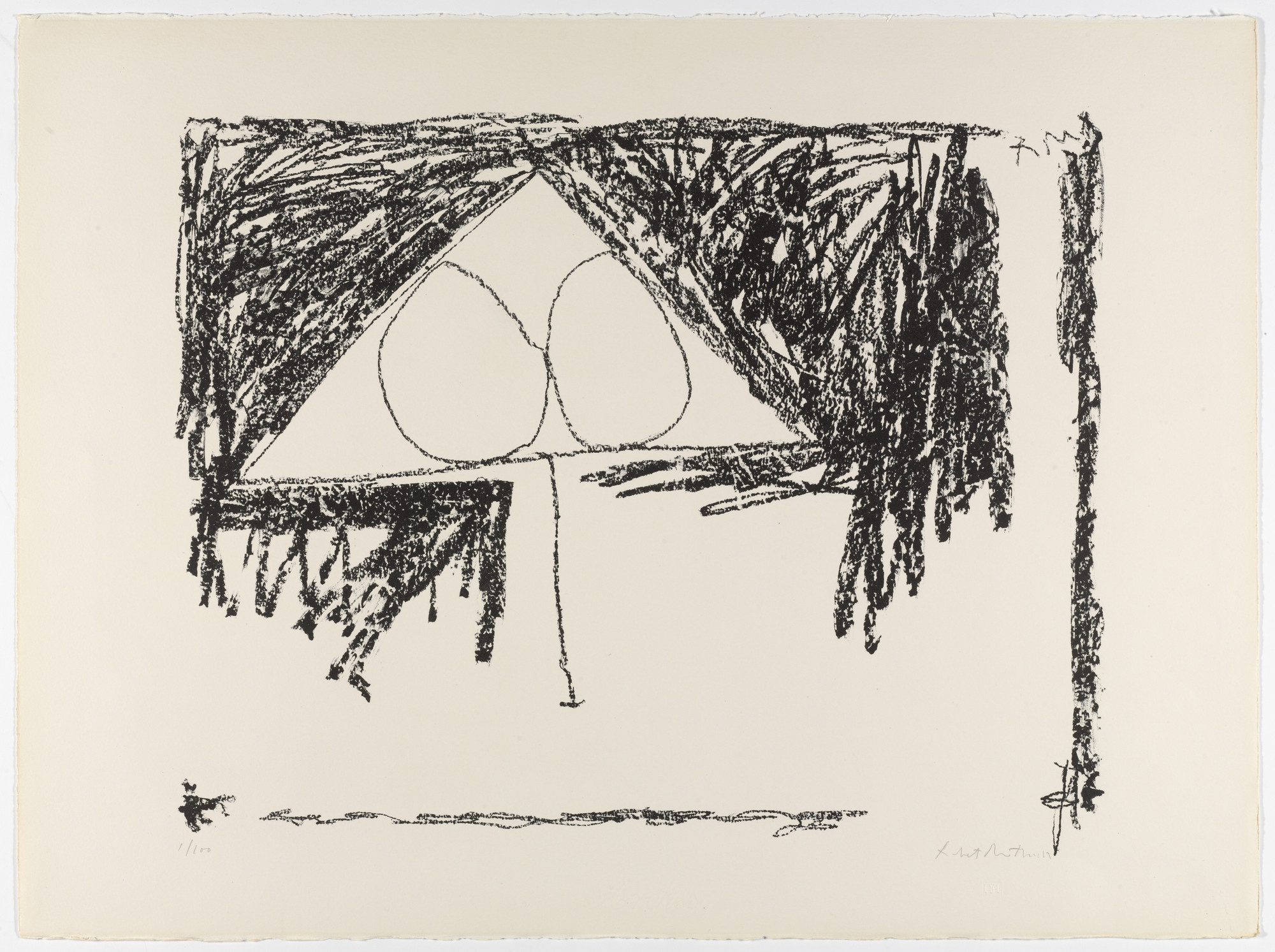 Robert Motherwell. Untitled from The Madrid Suite