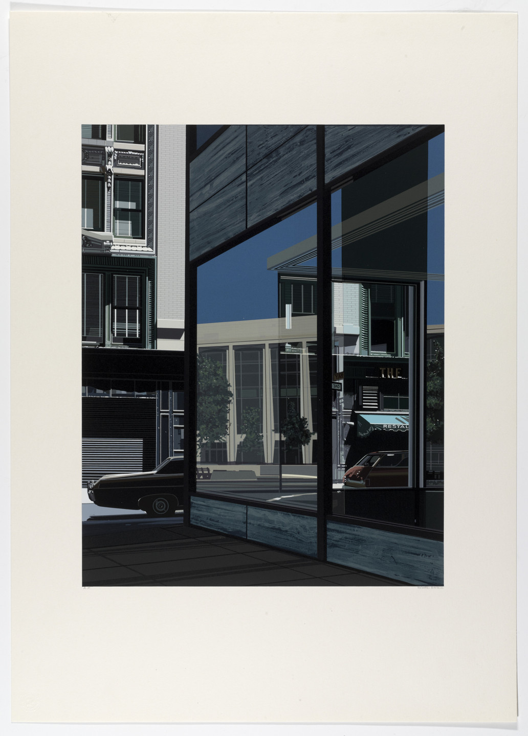 Richard Estes. Untitled from the portfolio Urban Landscapes No. 2. (1979)