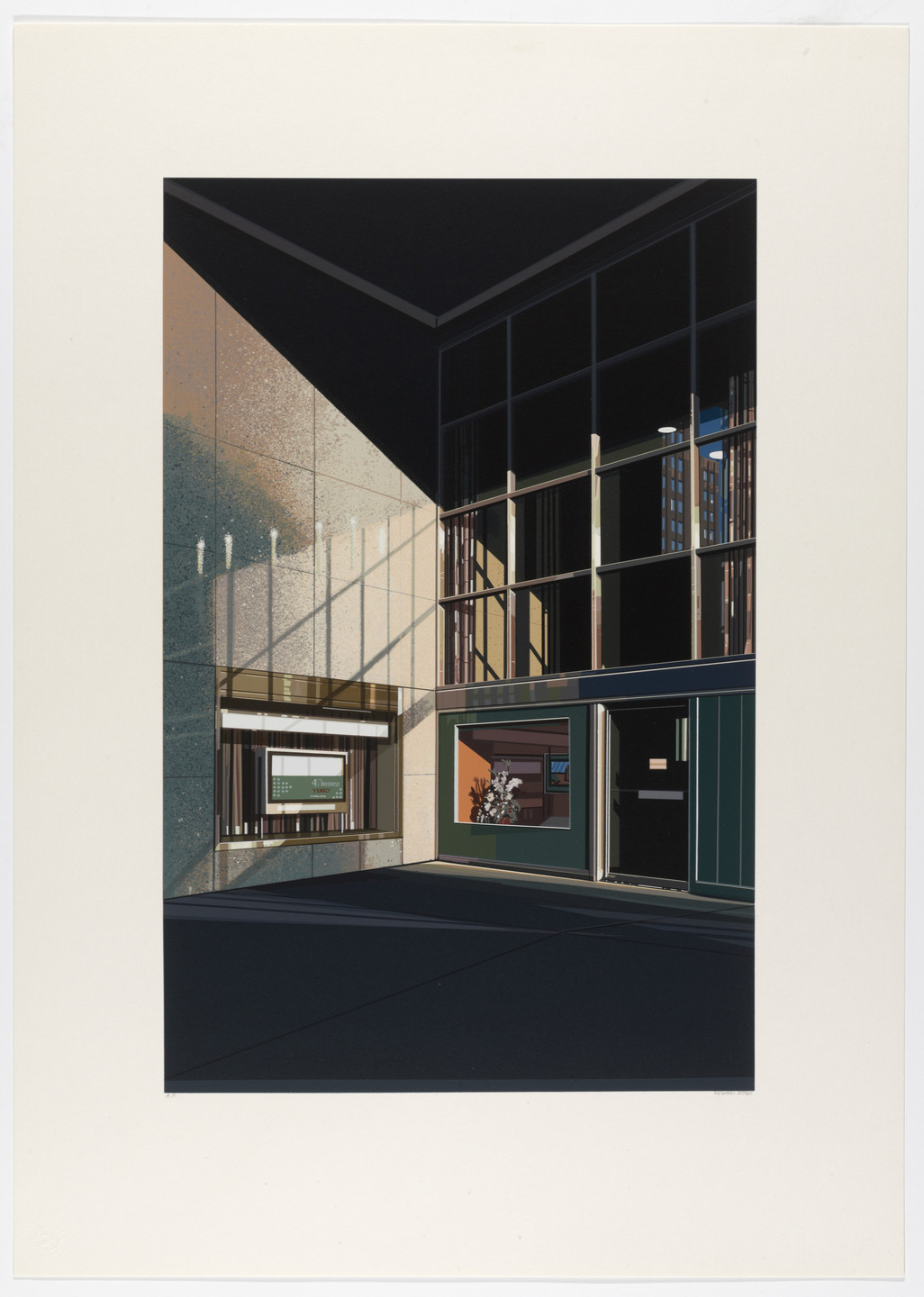 Richard Estes. Untitled from the portfolio Urban Landscapes No. 2. (1979)