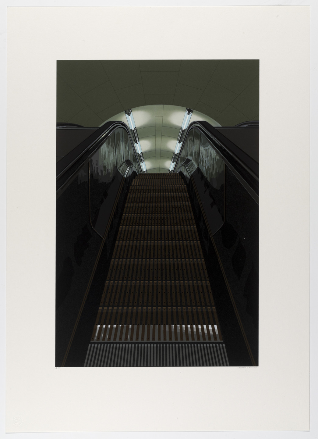 Richard Estes. Untitled from the portfolio Urban Landscapes No. 2. (1979)