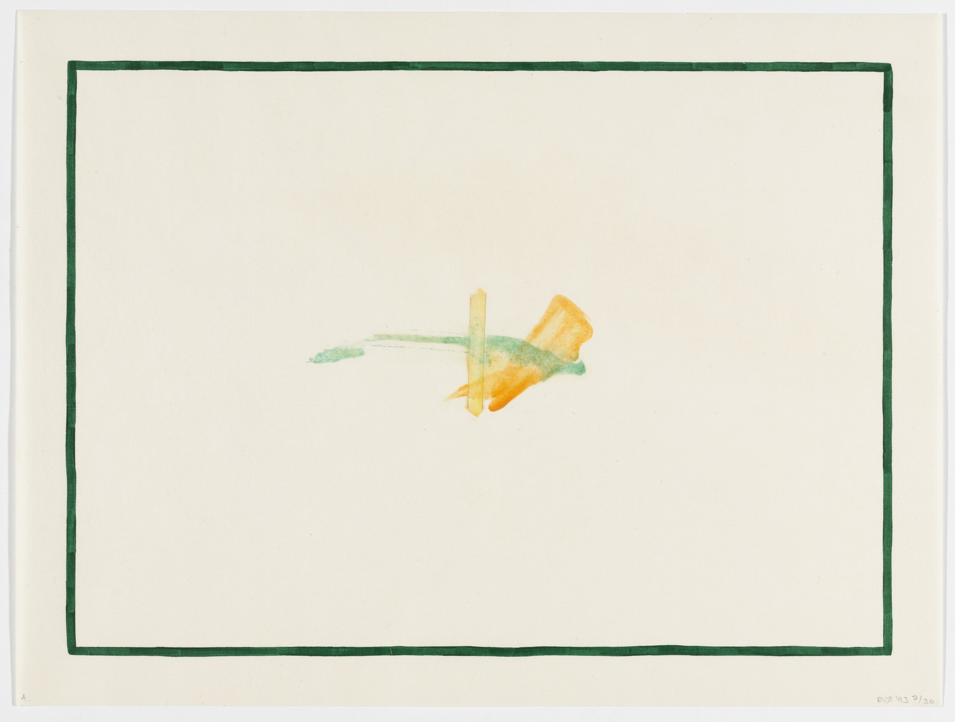Richard Tuttle. Untitled from Galisteo Paintings. 1993