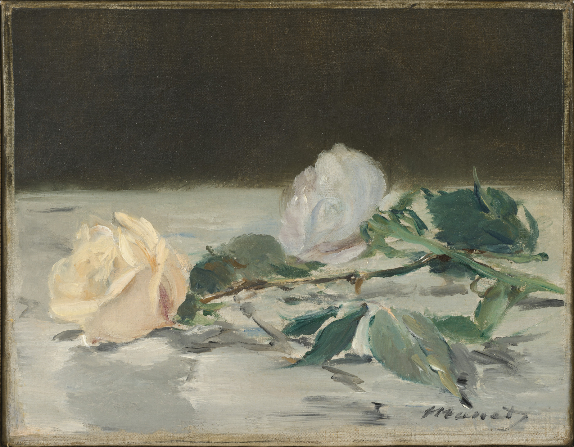Édouard Manet. Two Roses. c. 1882