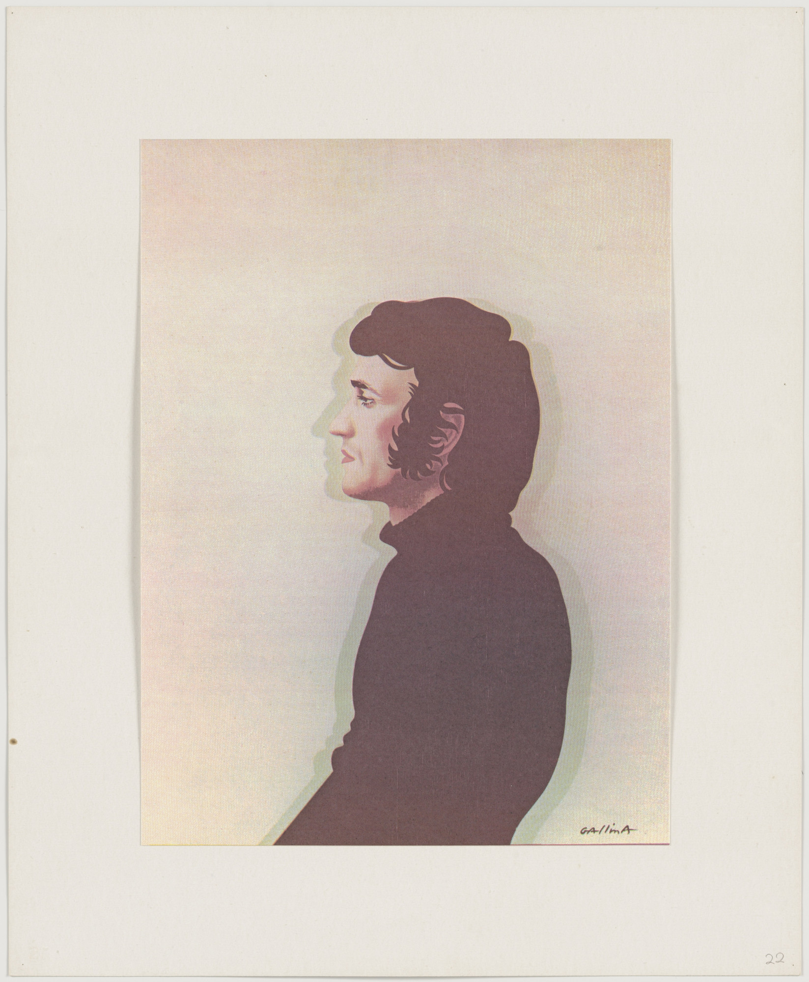Alighiero Boetti. Pietro Gallina Ritratto di AEB from Insicuro Noncurante