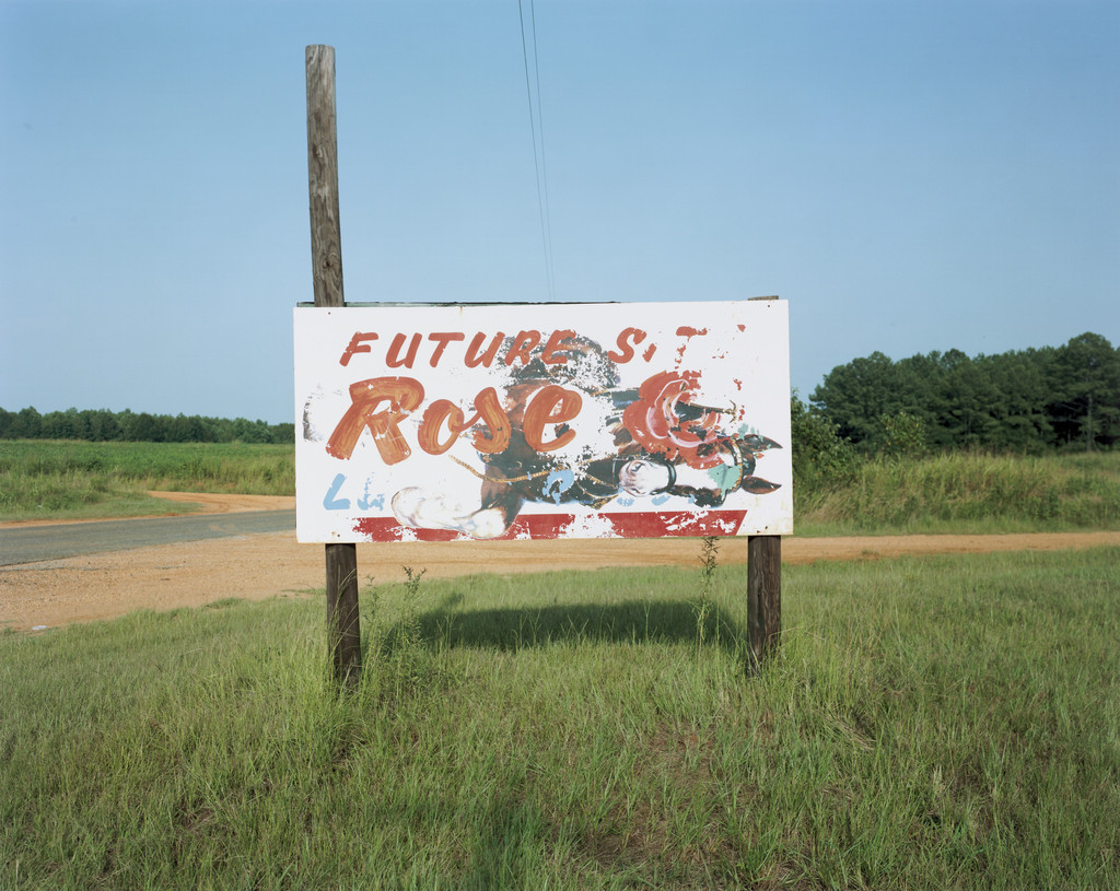 Sign (Future Rose), near Greensboro, Alabama