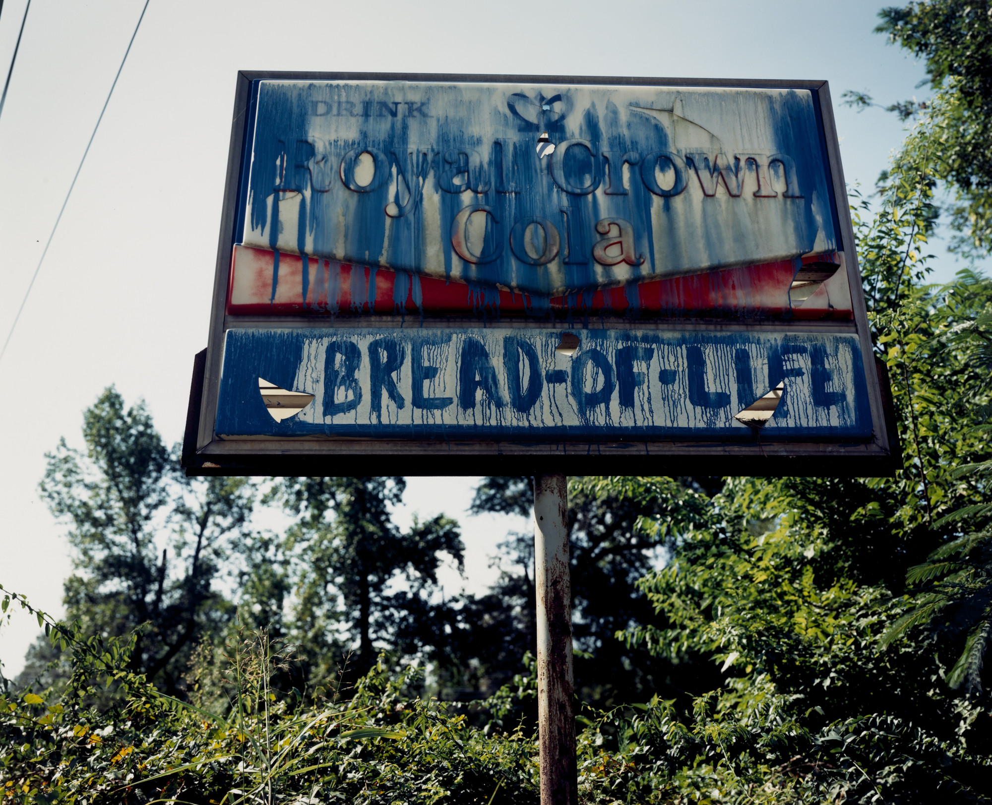 William Christenberry. "Bread of Life," near Tuscaloosa, Alabama