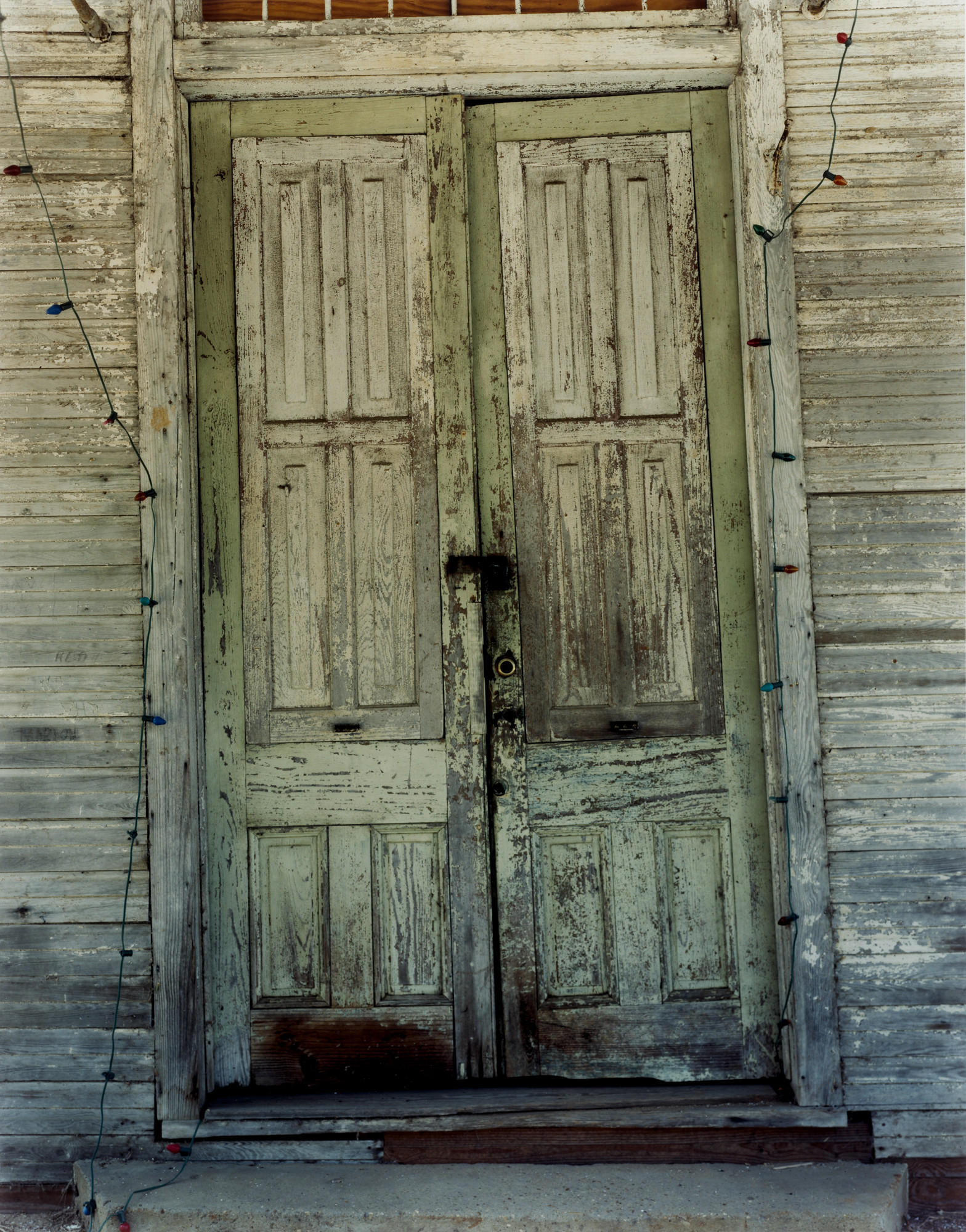 William Christenberry. Green Door, Newbern, Alabama
