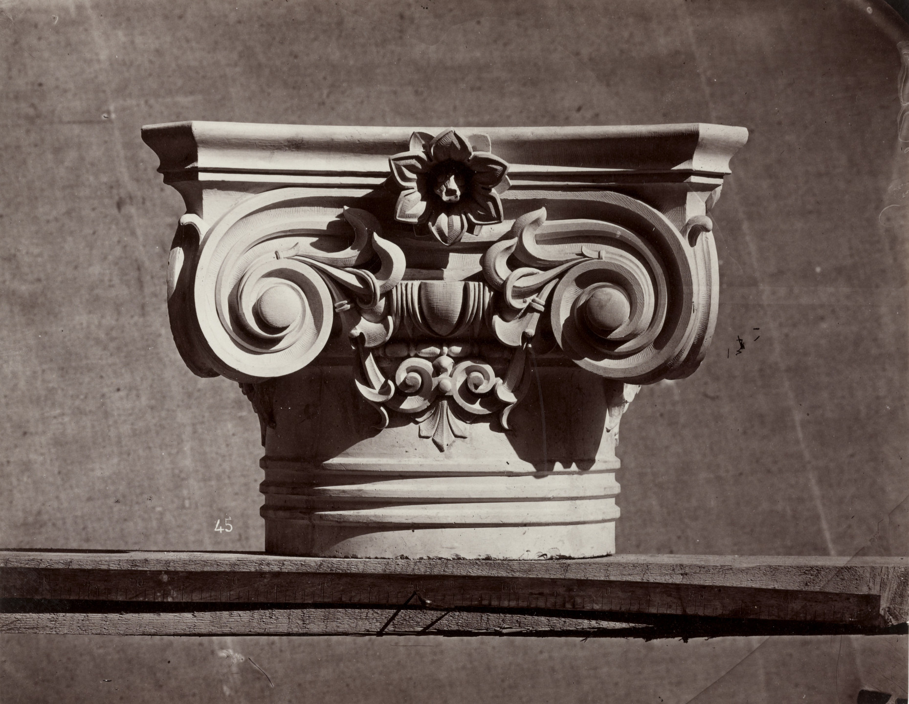Louis-Émile Durandelle. Untitled from the album Sculpture ornementale, le Nouvel Opèra de Paris (Ornamental Sculpture of the New Paris Opera). 1865-72
