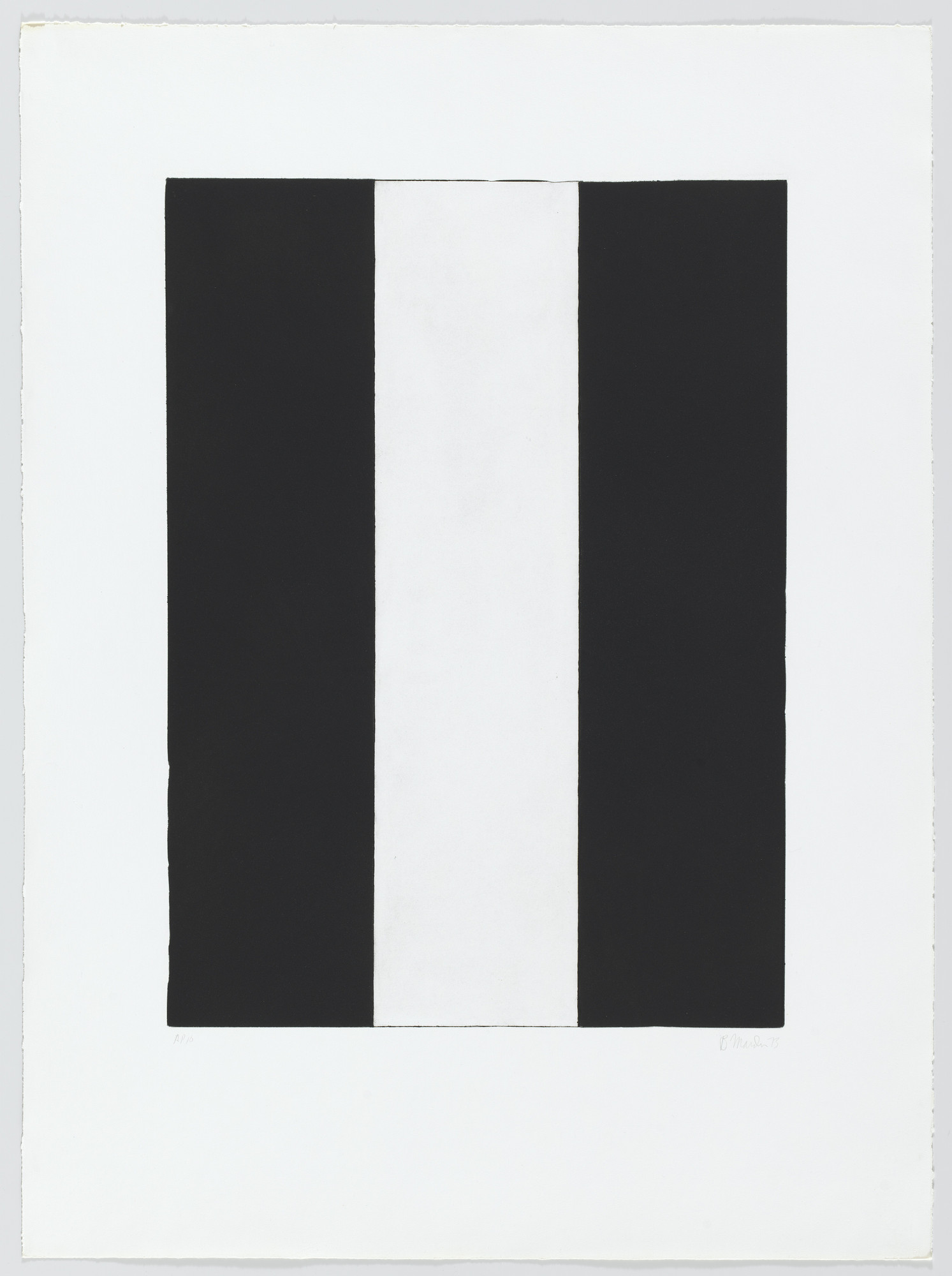 Brice Marden. Untitled from Five Plates