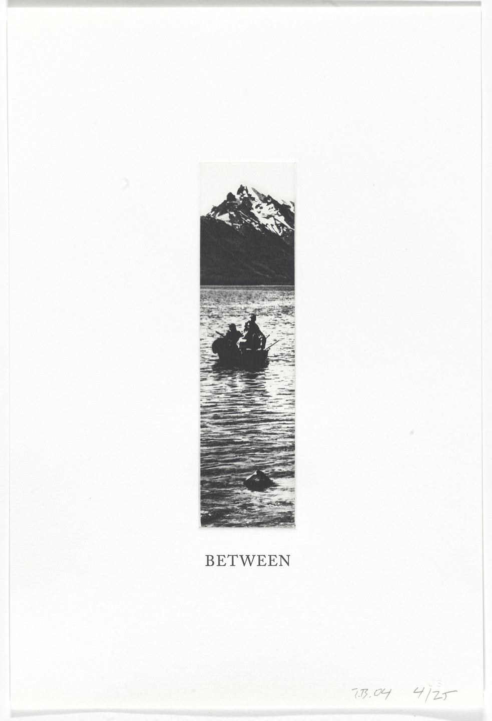 John Baldessari. Between from Some Narrow Views: (Either Tall or Wide). 2004