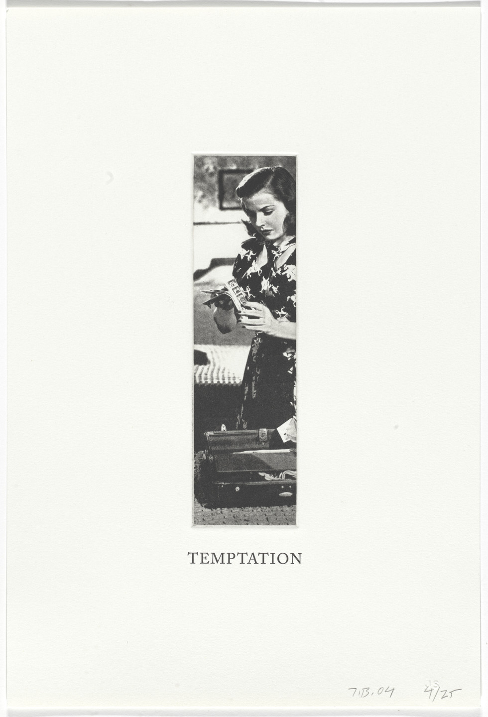 John Baldessari. Temptation from Some Narrow Views: (Either Tall or Wide). 2004