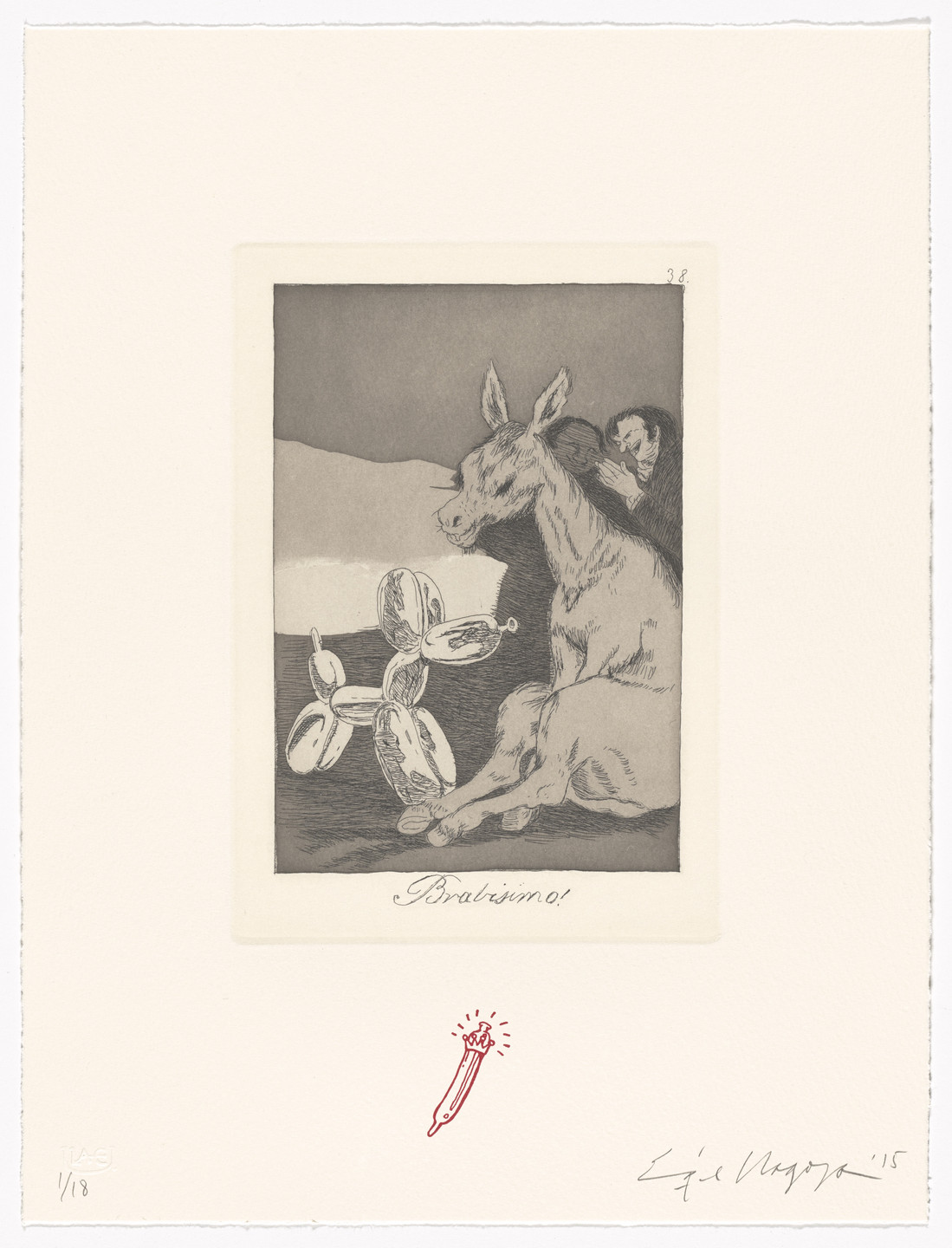 Enrique Chagoya. Bravisimo! / Bravissimo! from Recurrent Goya. 2015