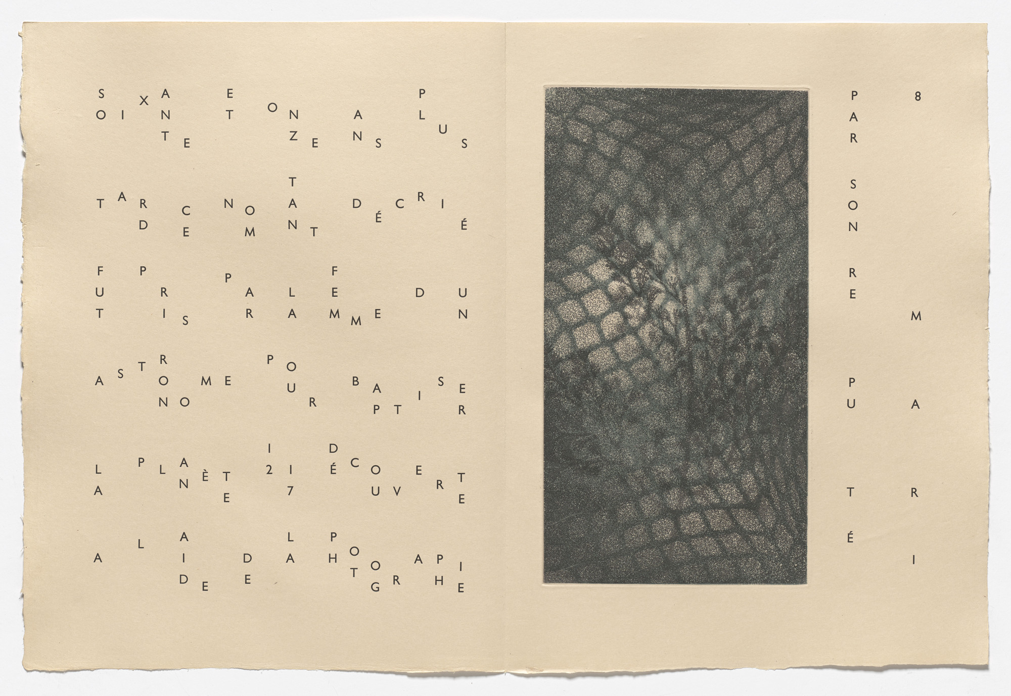 Max Ernst. In-text plate (page 8) from 65 Maximiliana ou l'exercice illégal de l'astronomie. 1964