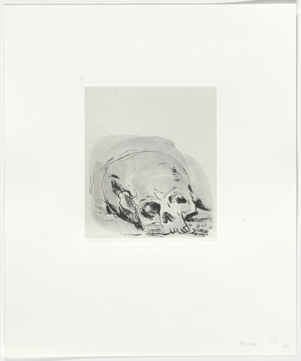 Untitled from Seven Drypoints with Inkwash