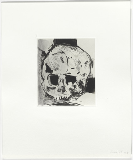 Untitled from Seven Drypoints with Inkwash