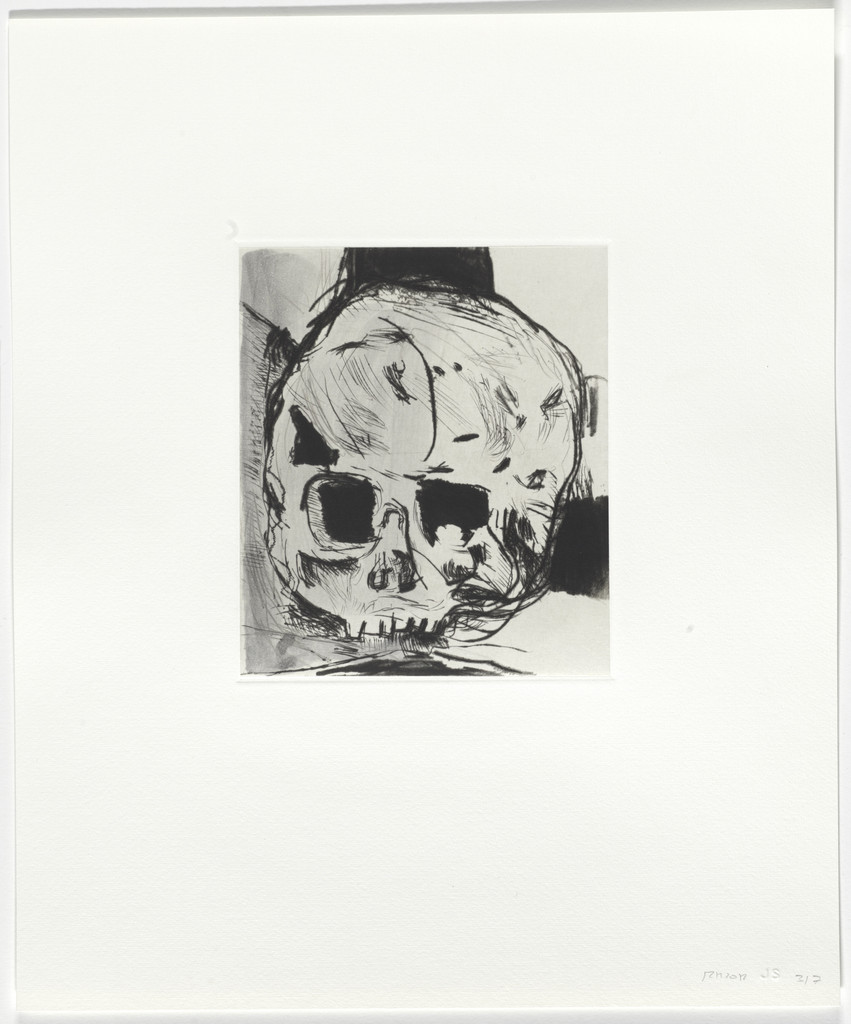 Untitled from Seven Drypoints with Inkwash