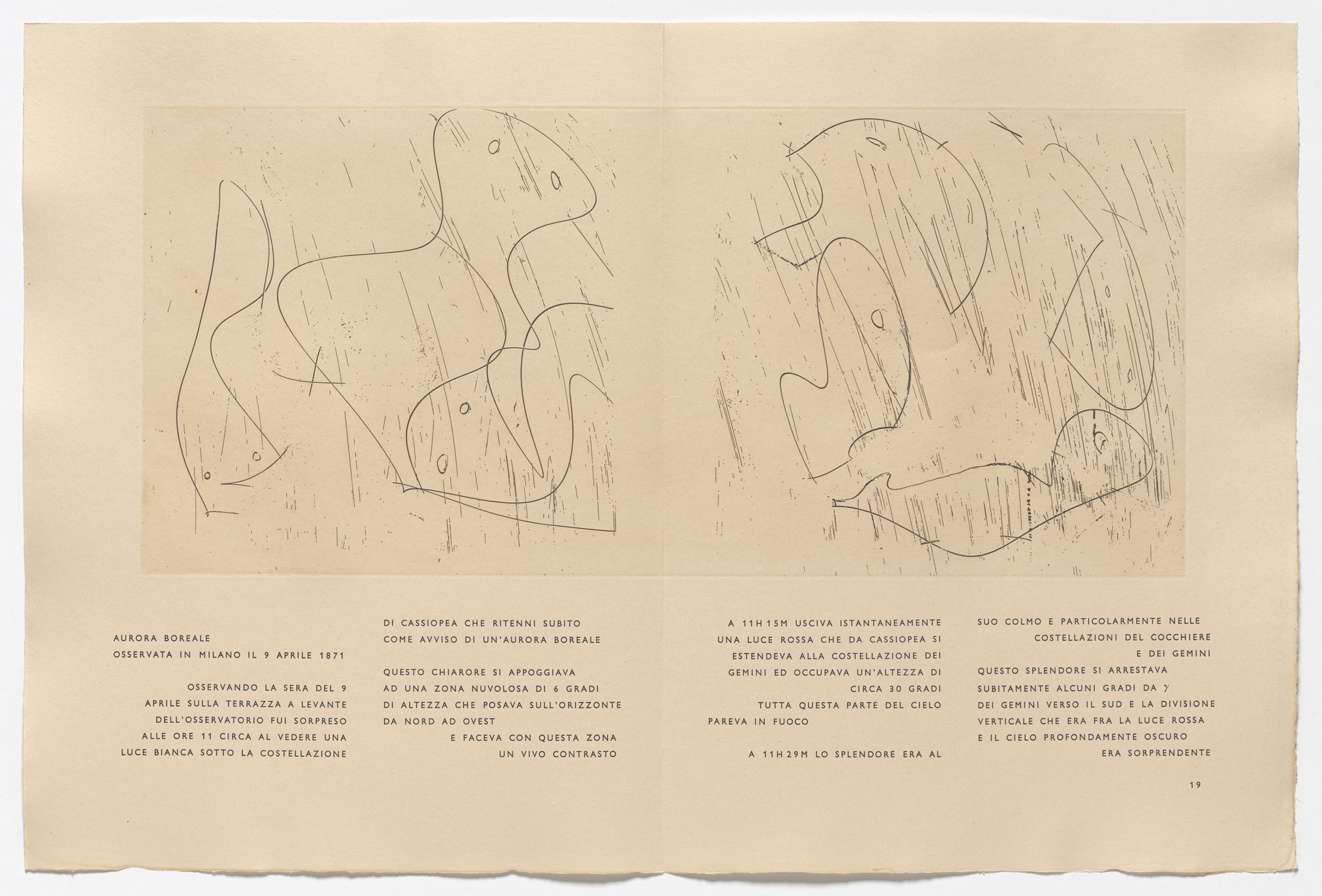 Max Ernst. In-text plate (page 19) from 65 Maximiliana or the Illegal Practice of Astronomy (65 Maximiliana ou l&#39;exercice illégal de l&#39;astronomie). 1964