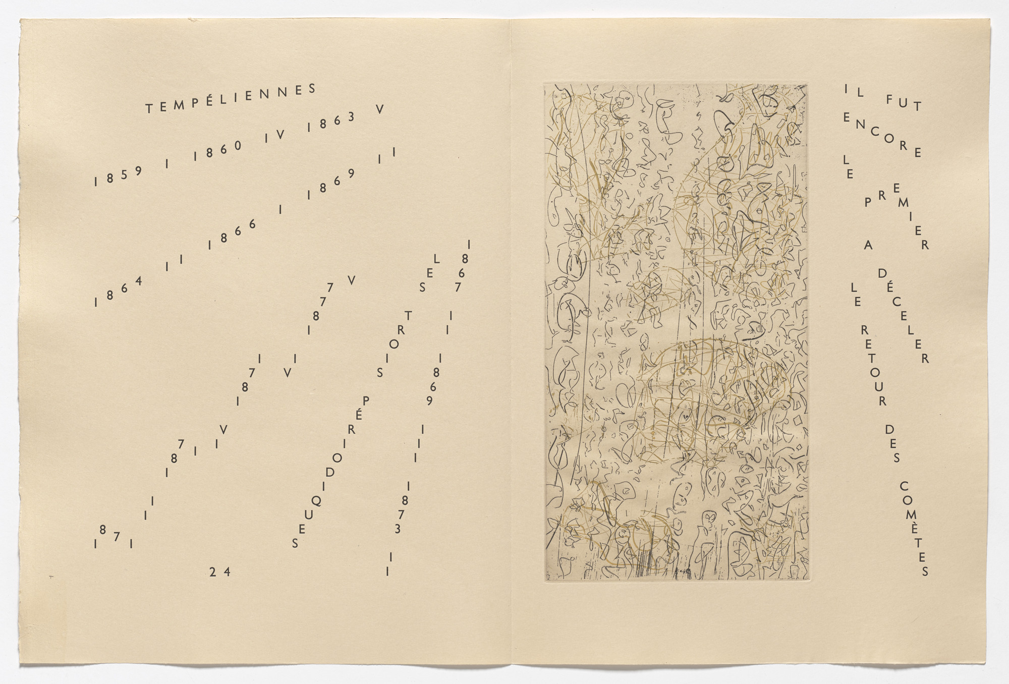 Max Ernst. In-text plate (page 24) from 65 Maximiliana or the Illegal Practice of Astronomy (65 Maximiliana ou l&#39;exercice illégal de l&#39;astronomie). 1964
