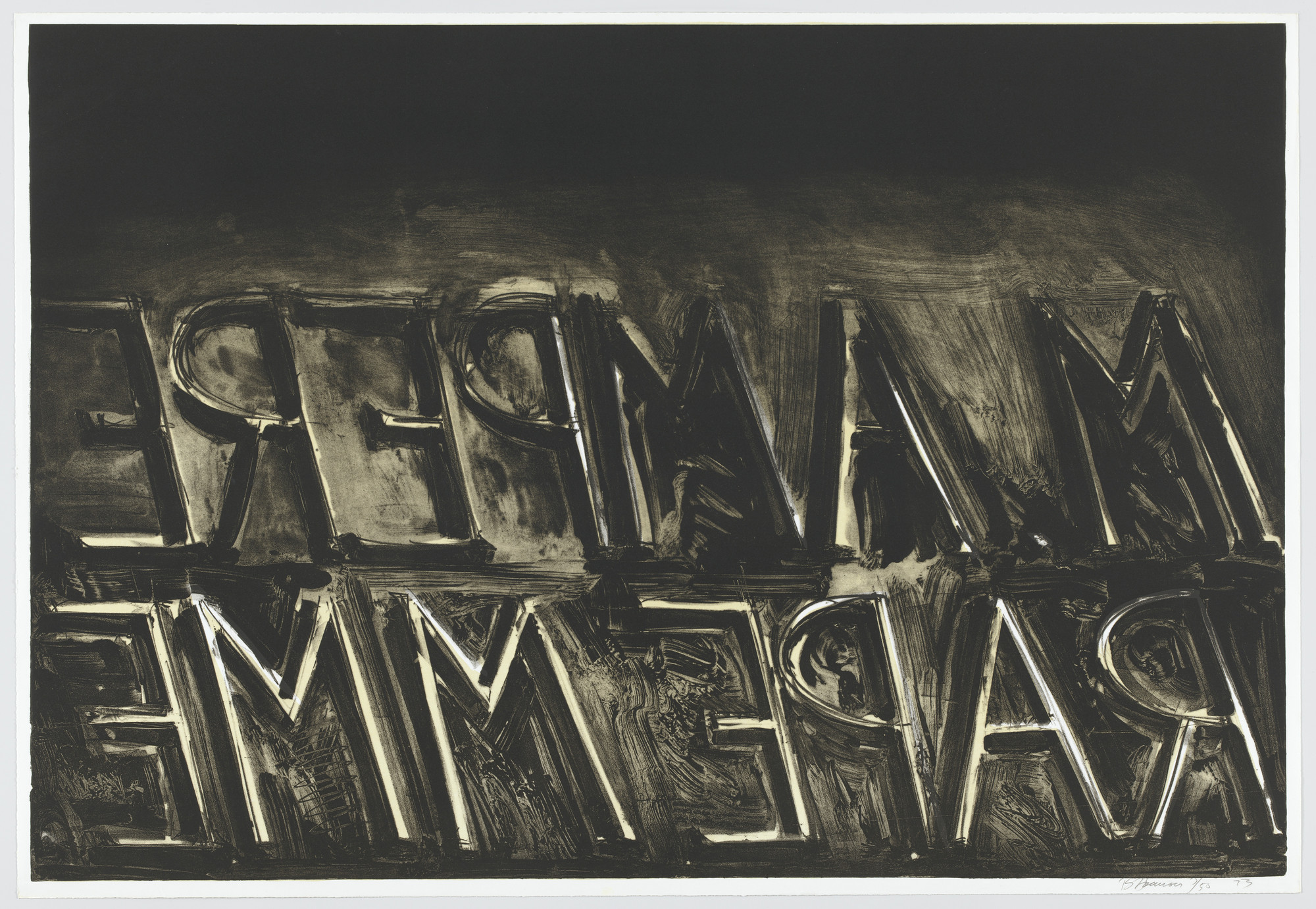 Bruce Nauman. M. Ampere