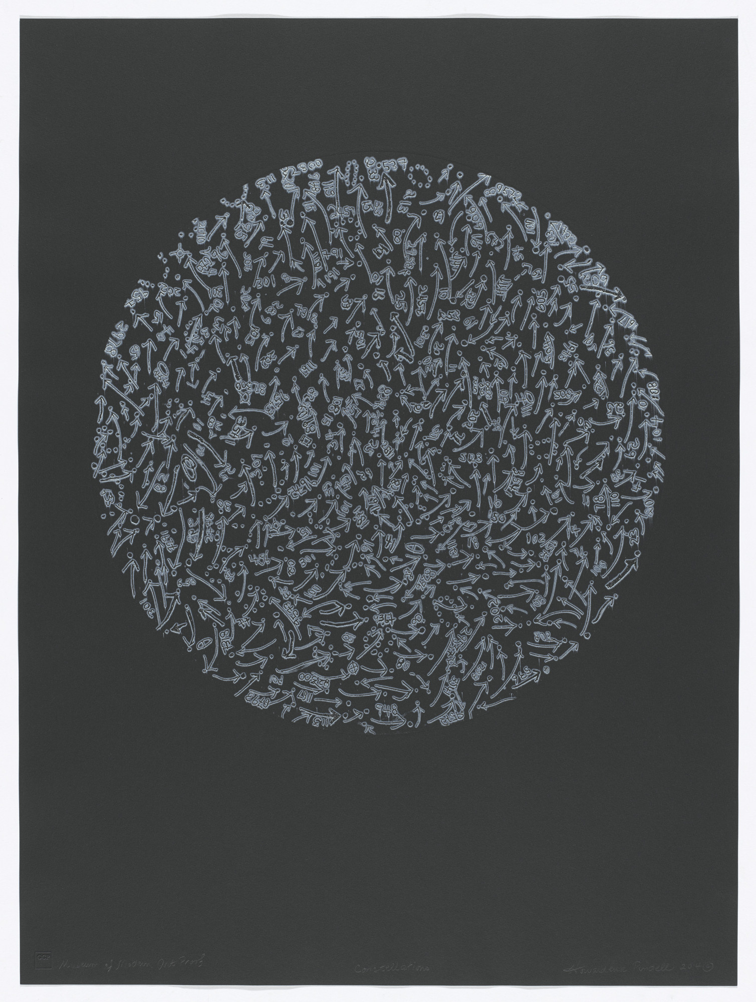 Howardena Pindell. Constellations