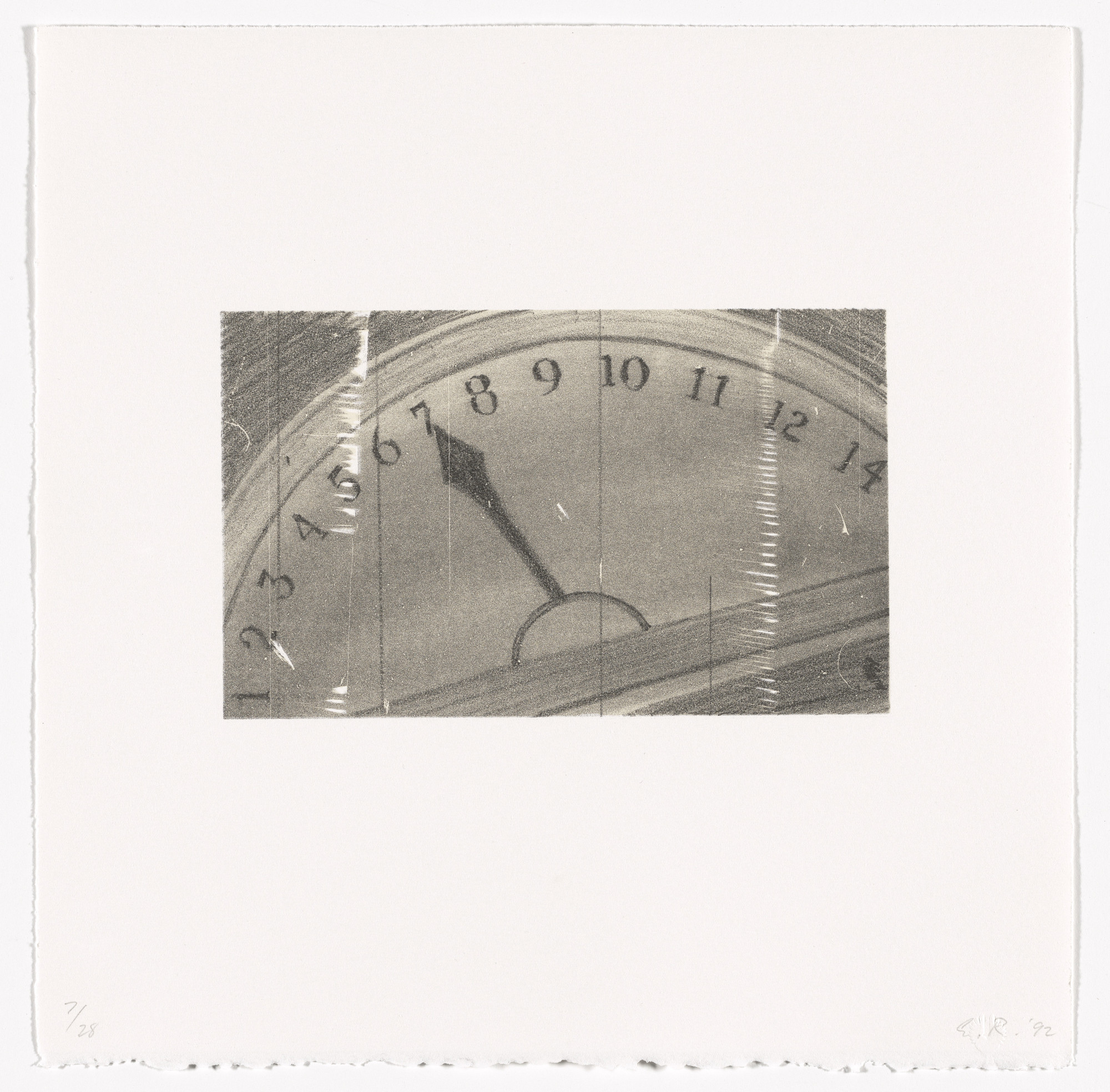 Edward Ruscha. Elevator from Cameo Cuts