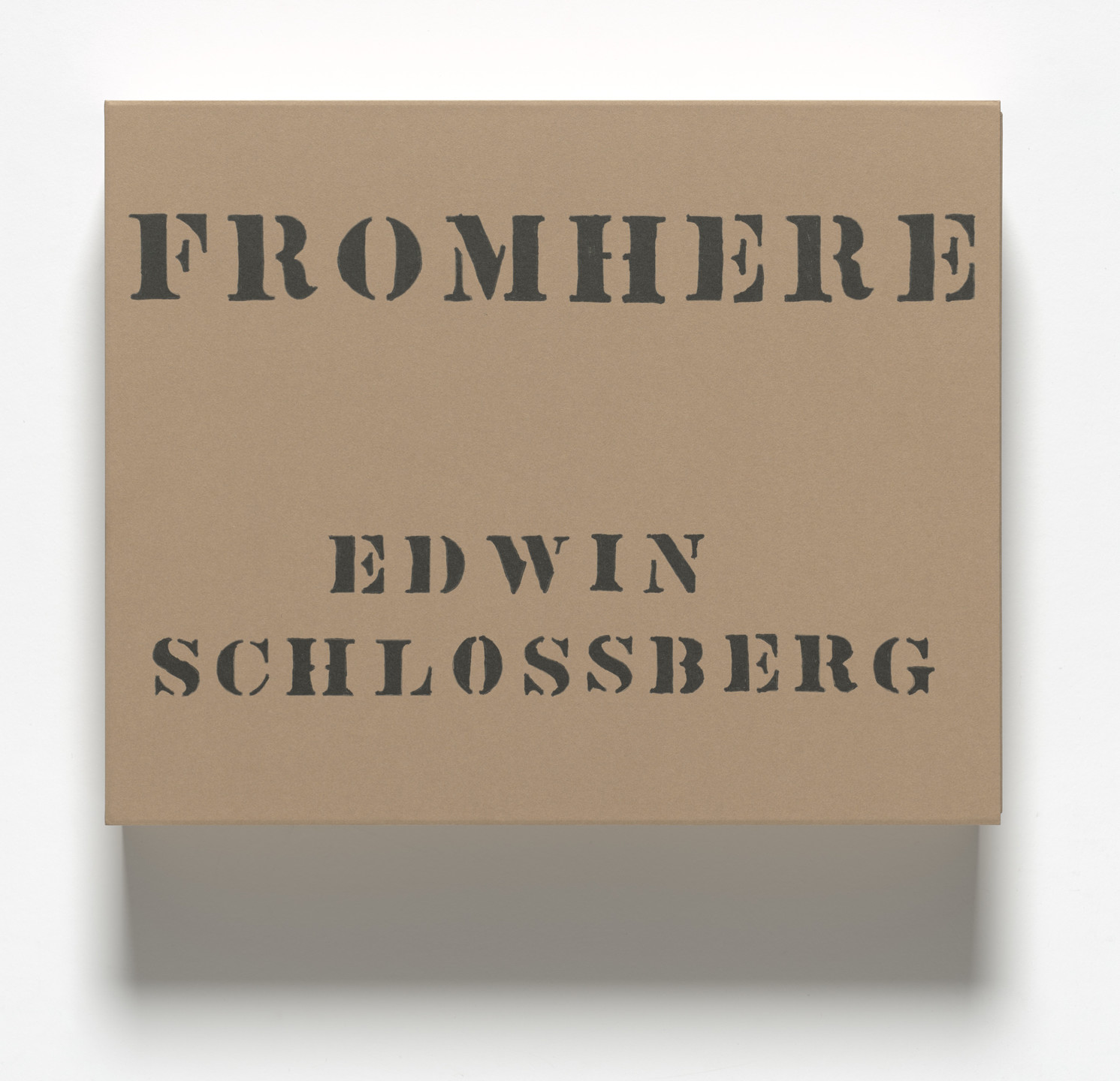 Edwin Schlossberg. From Here. 2014
