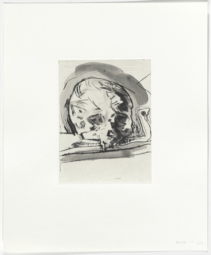 Untitled from Seven Drypoints with Inkwash