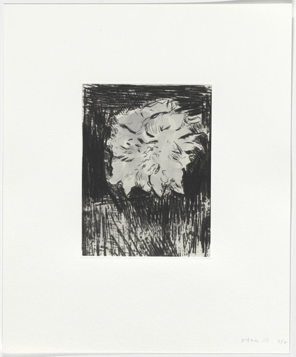 Untitled from Seven Drypoints with Inkwash