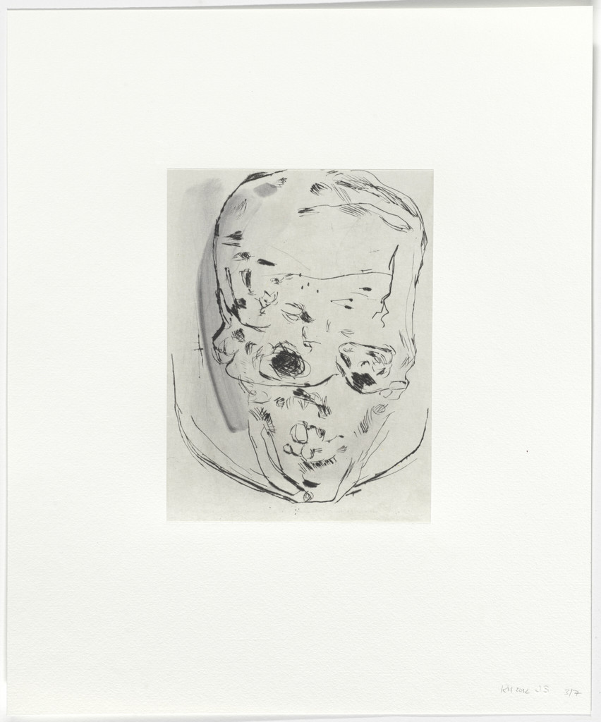 Untitled from Seven Drypoints with Inkwash