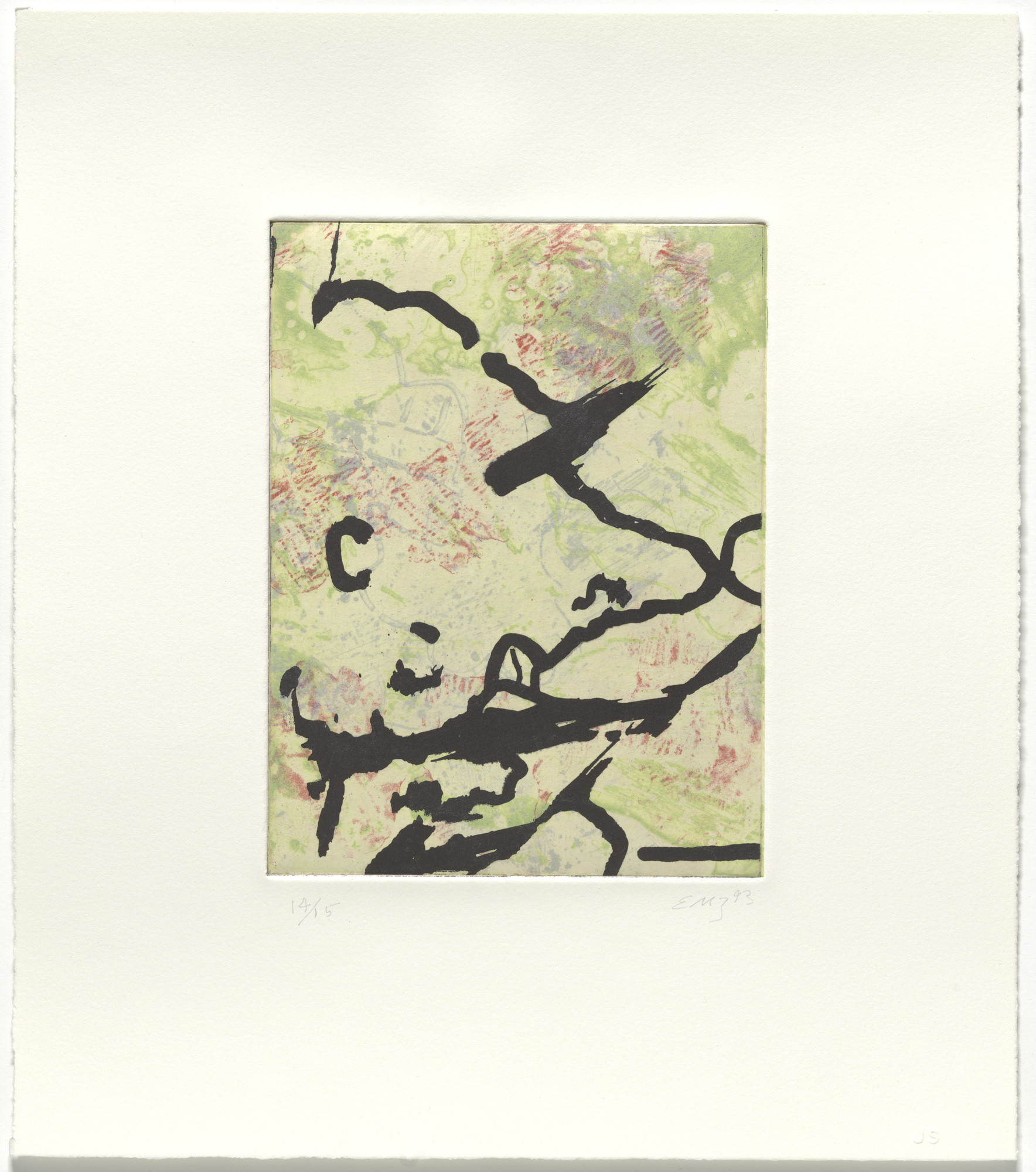 Ed Moses. Untitled from Kracked