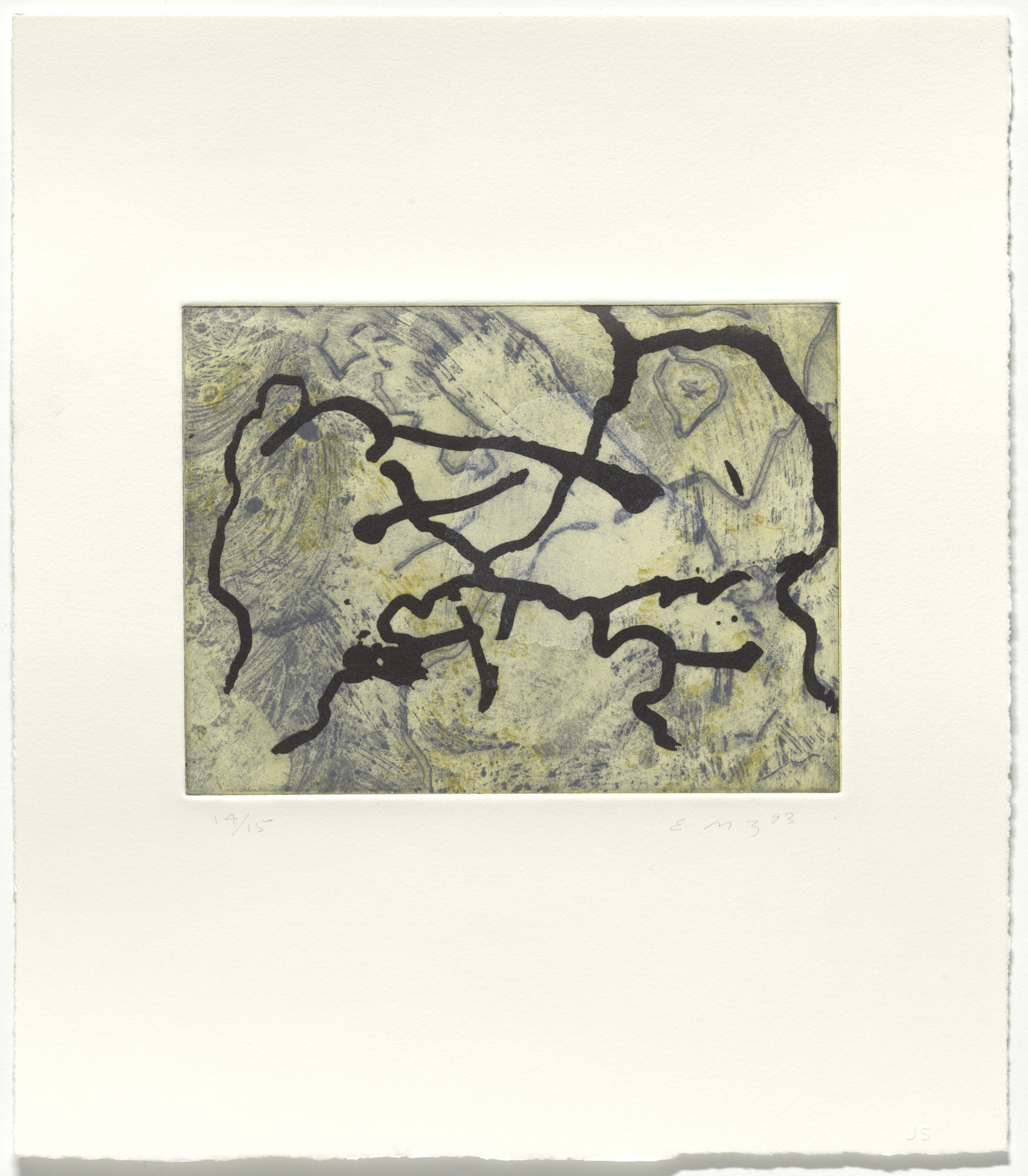 Ed Moses. Untitled from Kracked