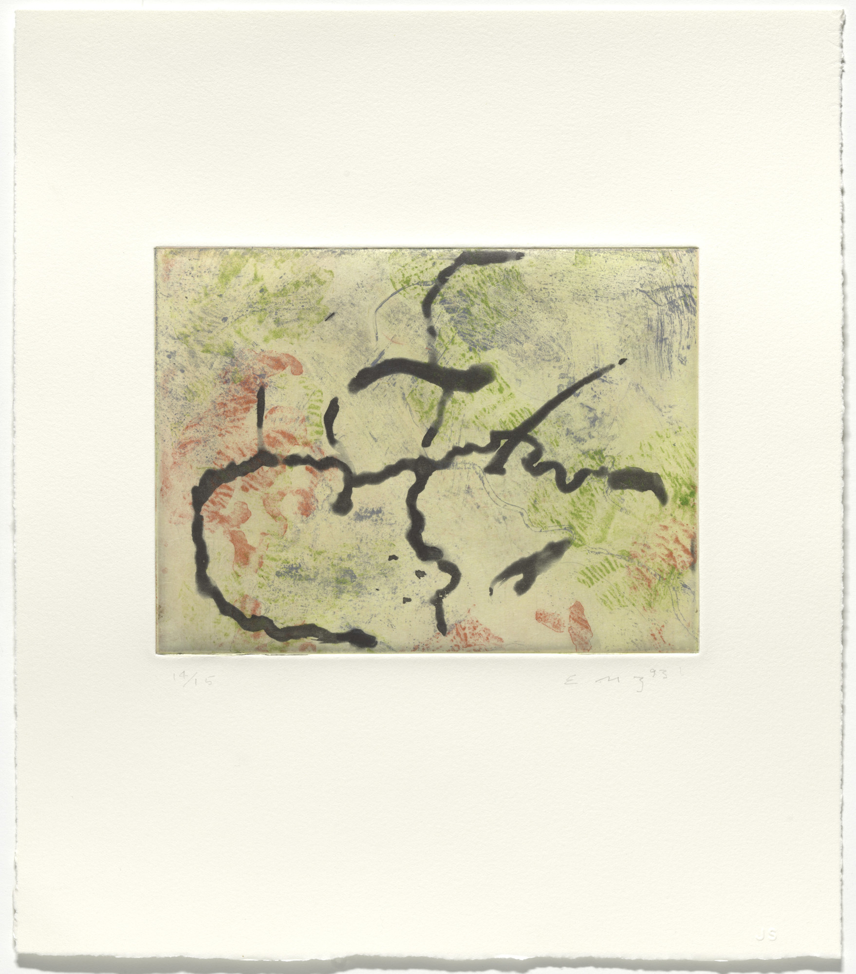 Ed Moses. Untitled from Kracked