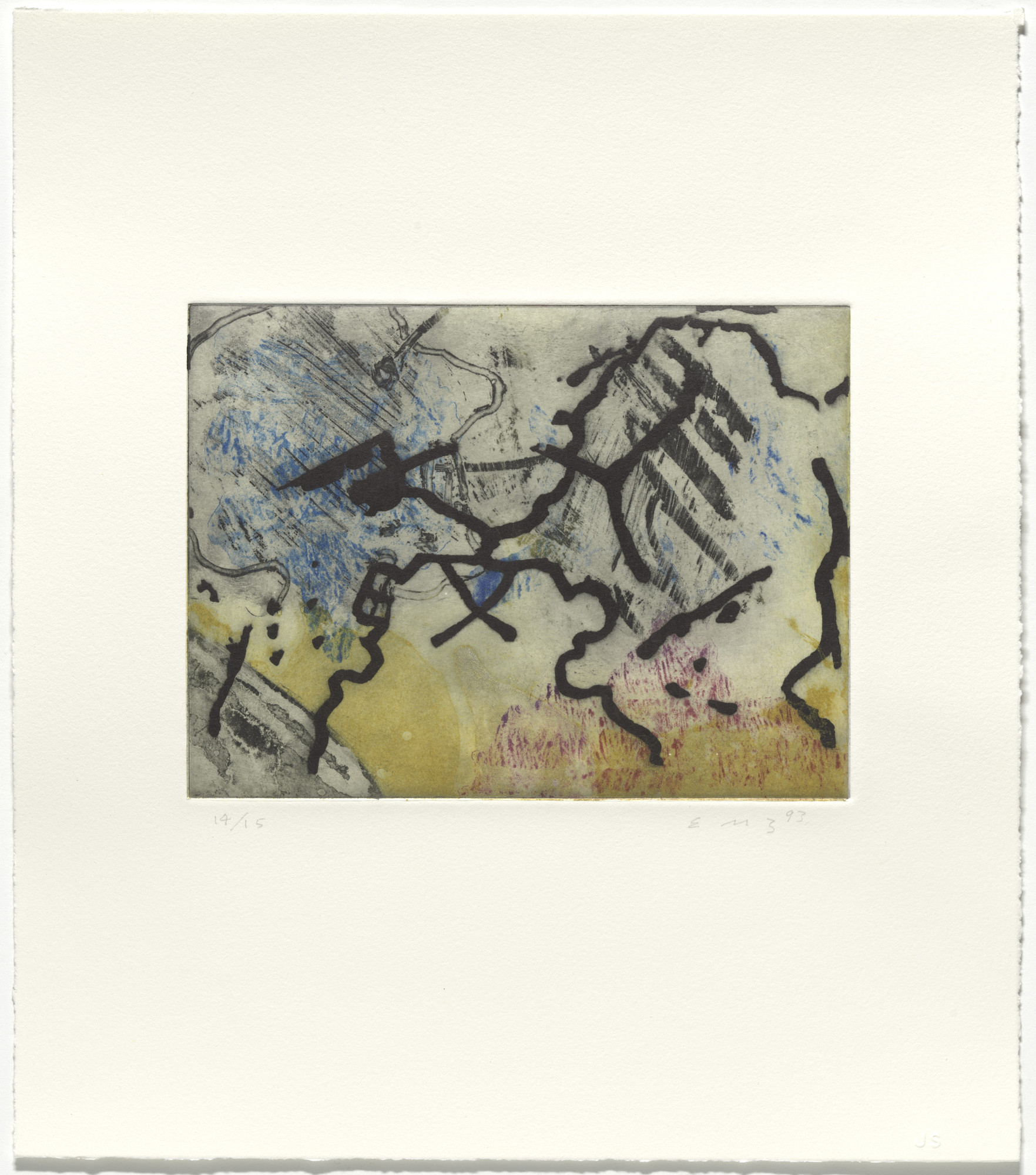 Ed Moses. Untitled from Kracked