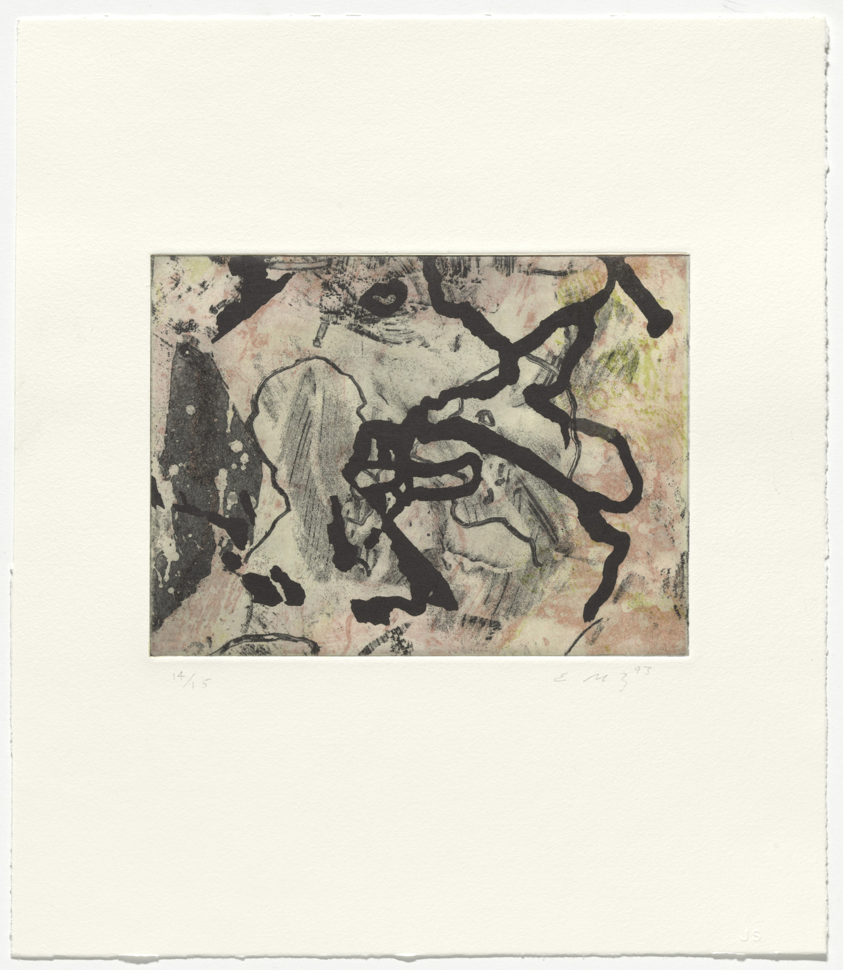 Ed Moses. Untitled from Kracked