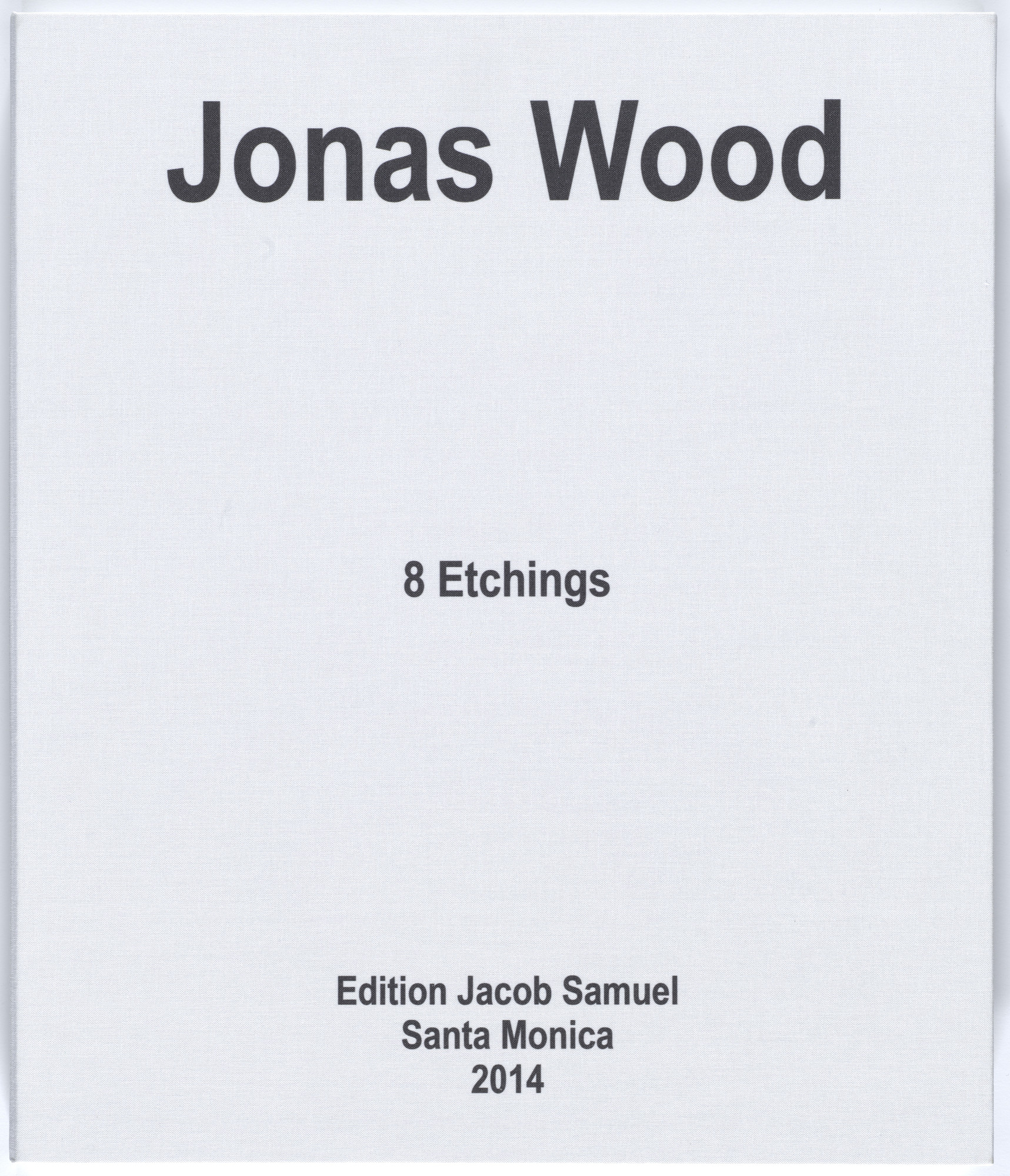 Jonas Wood. 8 Etchings