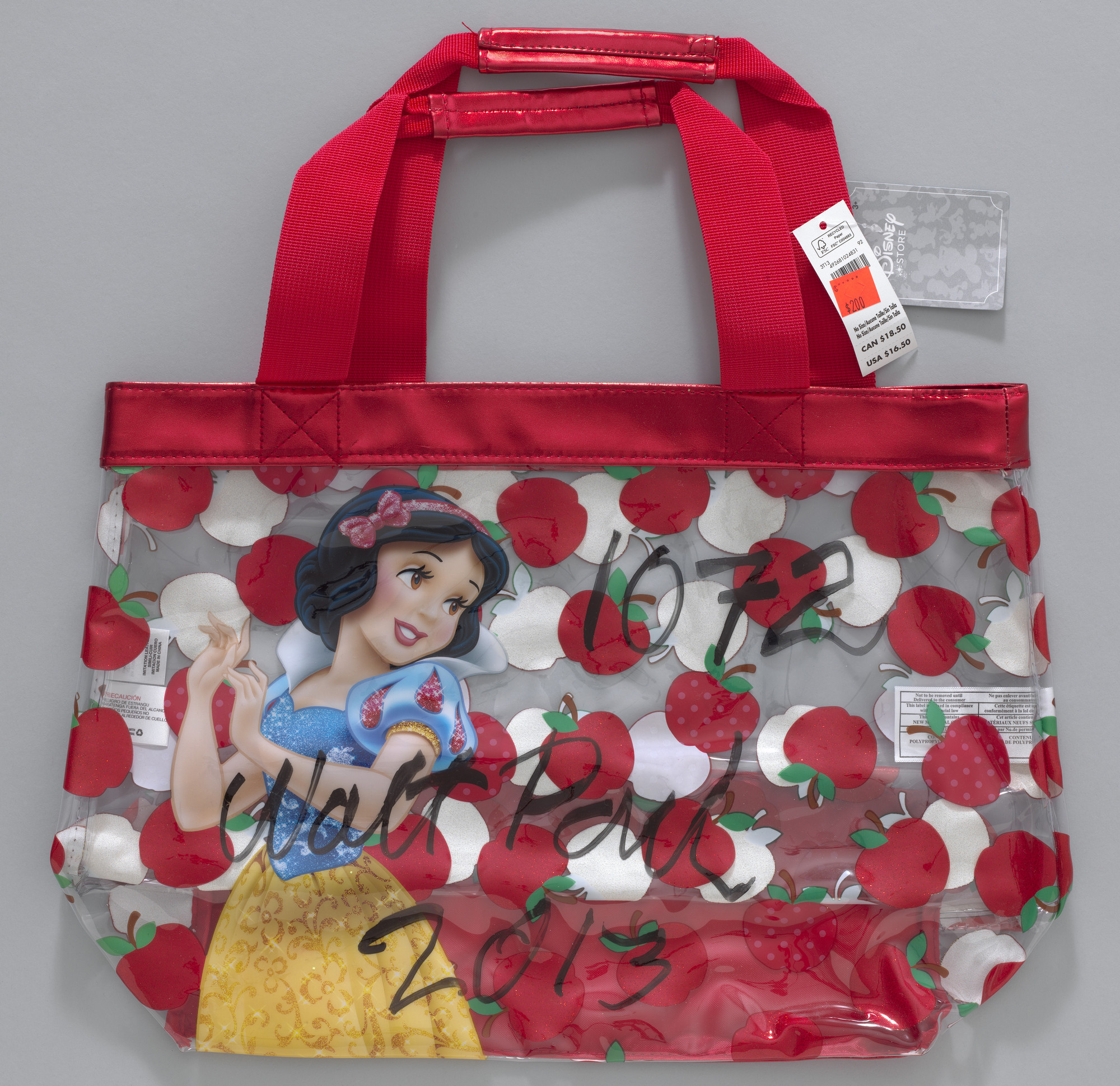 Paul McCarthy. Walt Paul Store, WS, Snow White Swim Bag with Red Apples