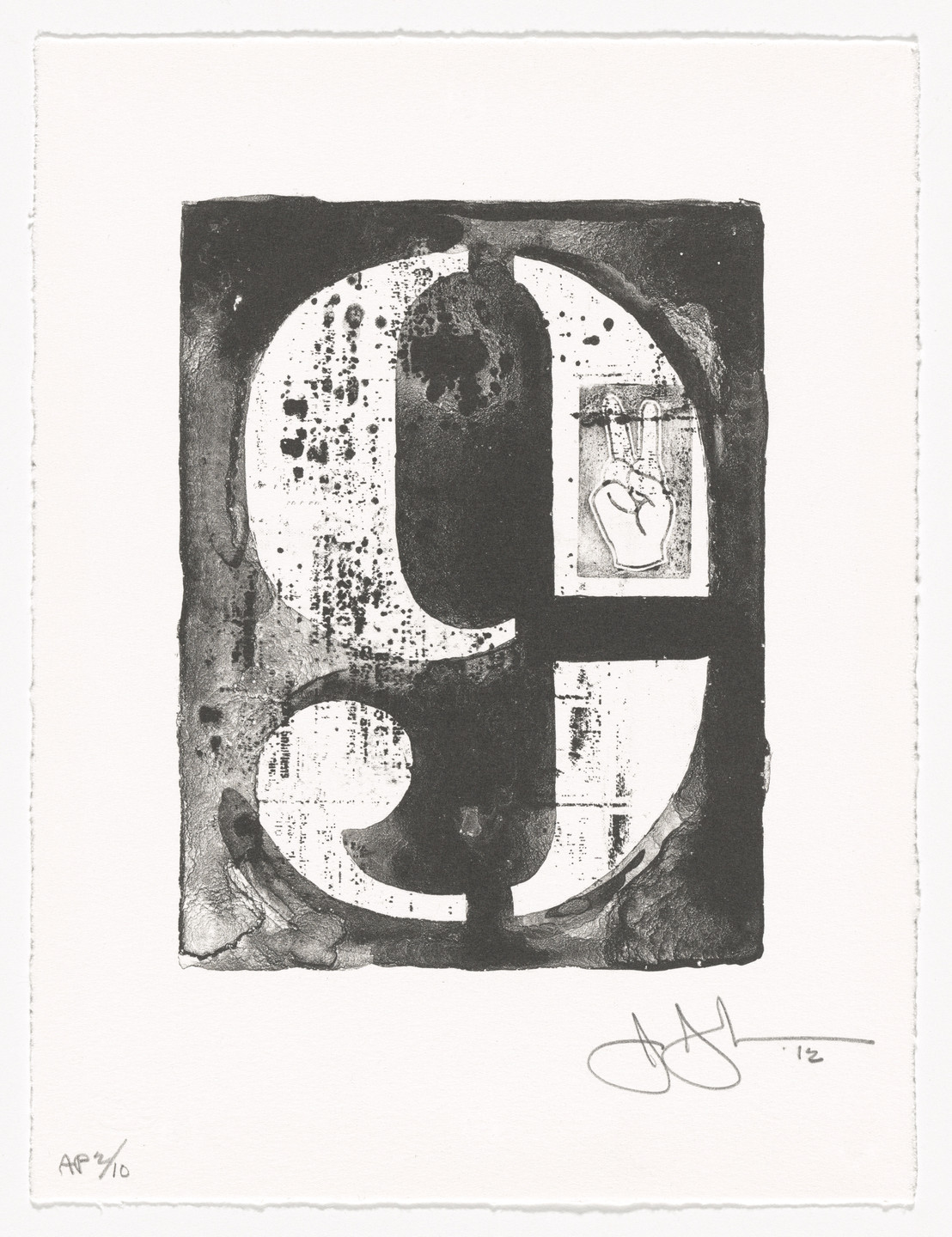 Jasper Johns. 9 from 0–9. 2013