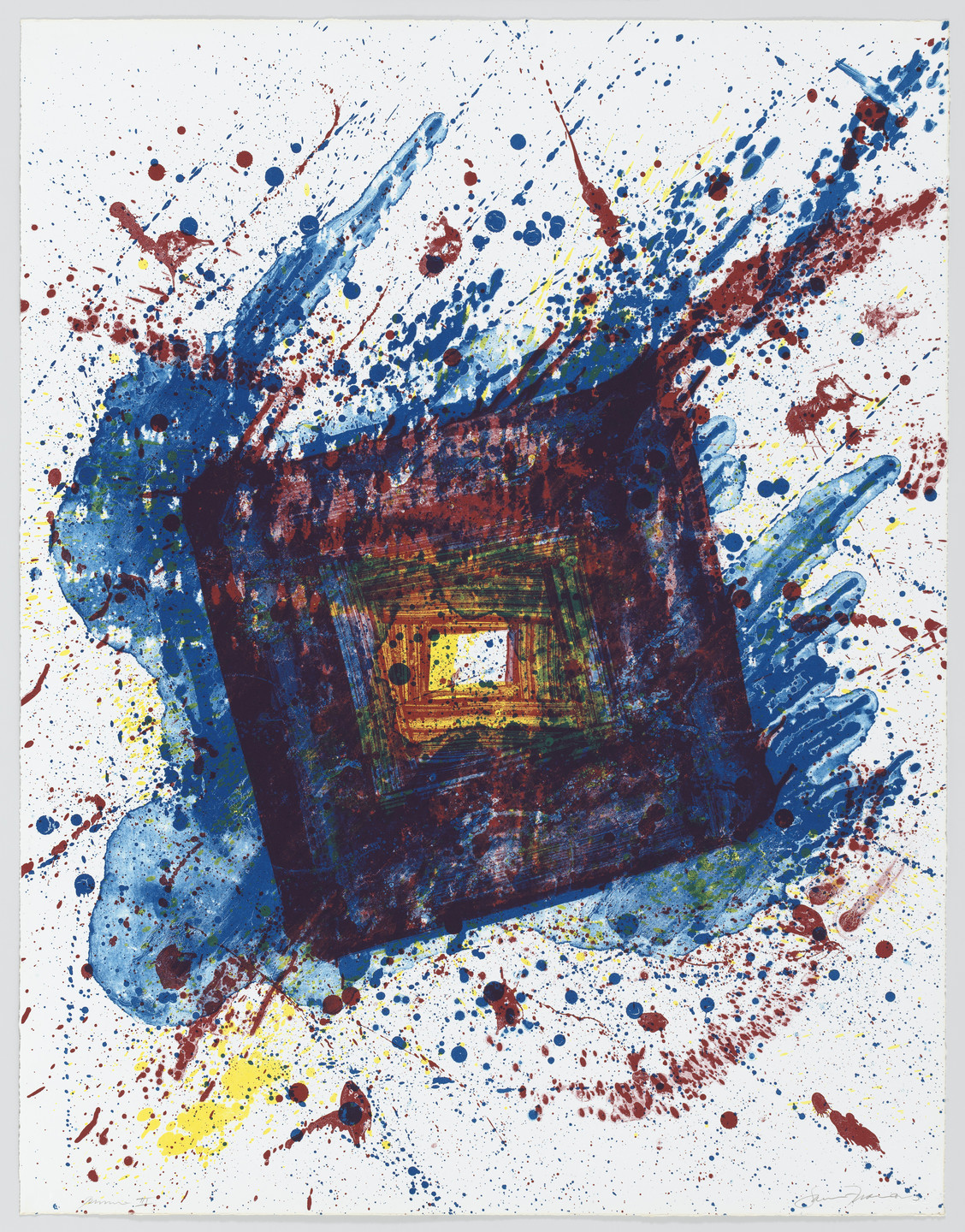 Sam Francis. Falling Star from Eight Lithographs to Benefit the Foundation for Contemporary Performance Arts, Inc.. 1981