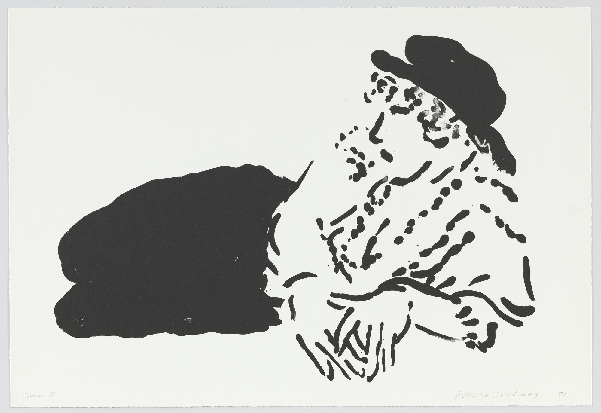 David Hockney. Celia (La Bergère) from Eight Lithographs to Benefit the Foundation for Contemporary Performance Arts, Inc.. 1981