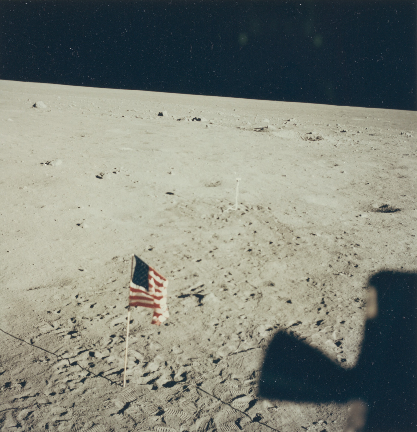 NASA. Untitled photograph from the Apollo 11 mission. July 20, 1969