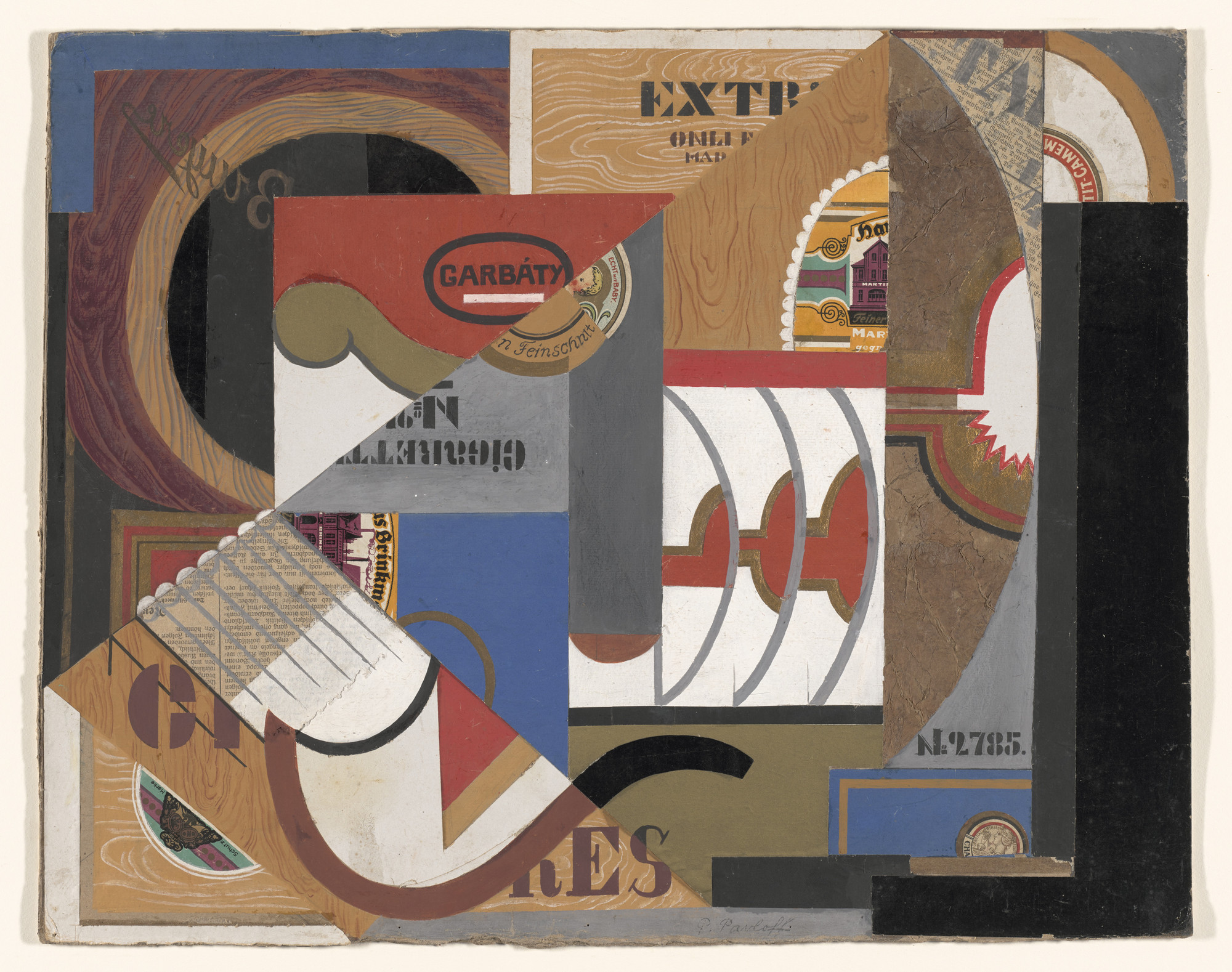Pavel Tchelitchew. Set design for Der Blaue Vogel Cabaret Theater, Berlin