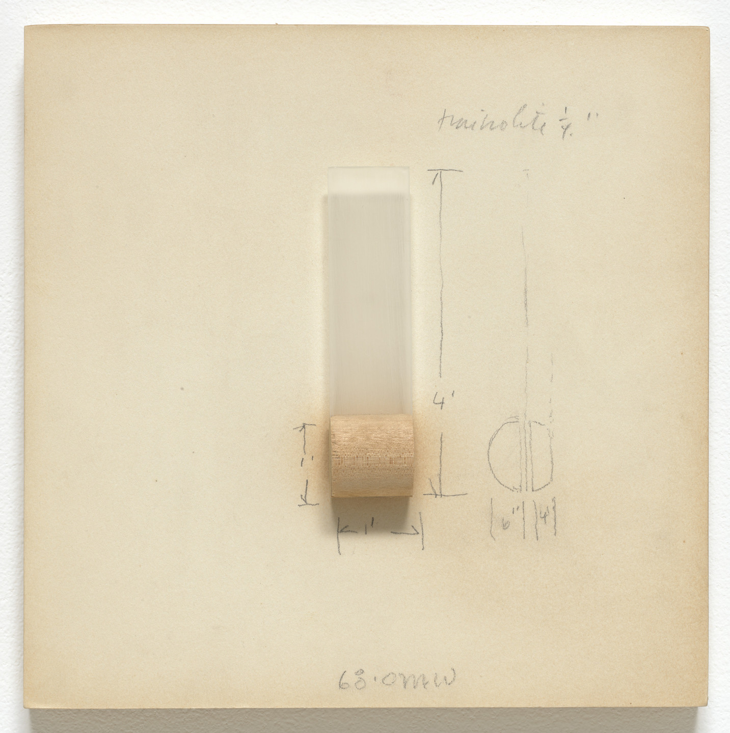 Christopher Wilmarth. Untitled. 1968