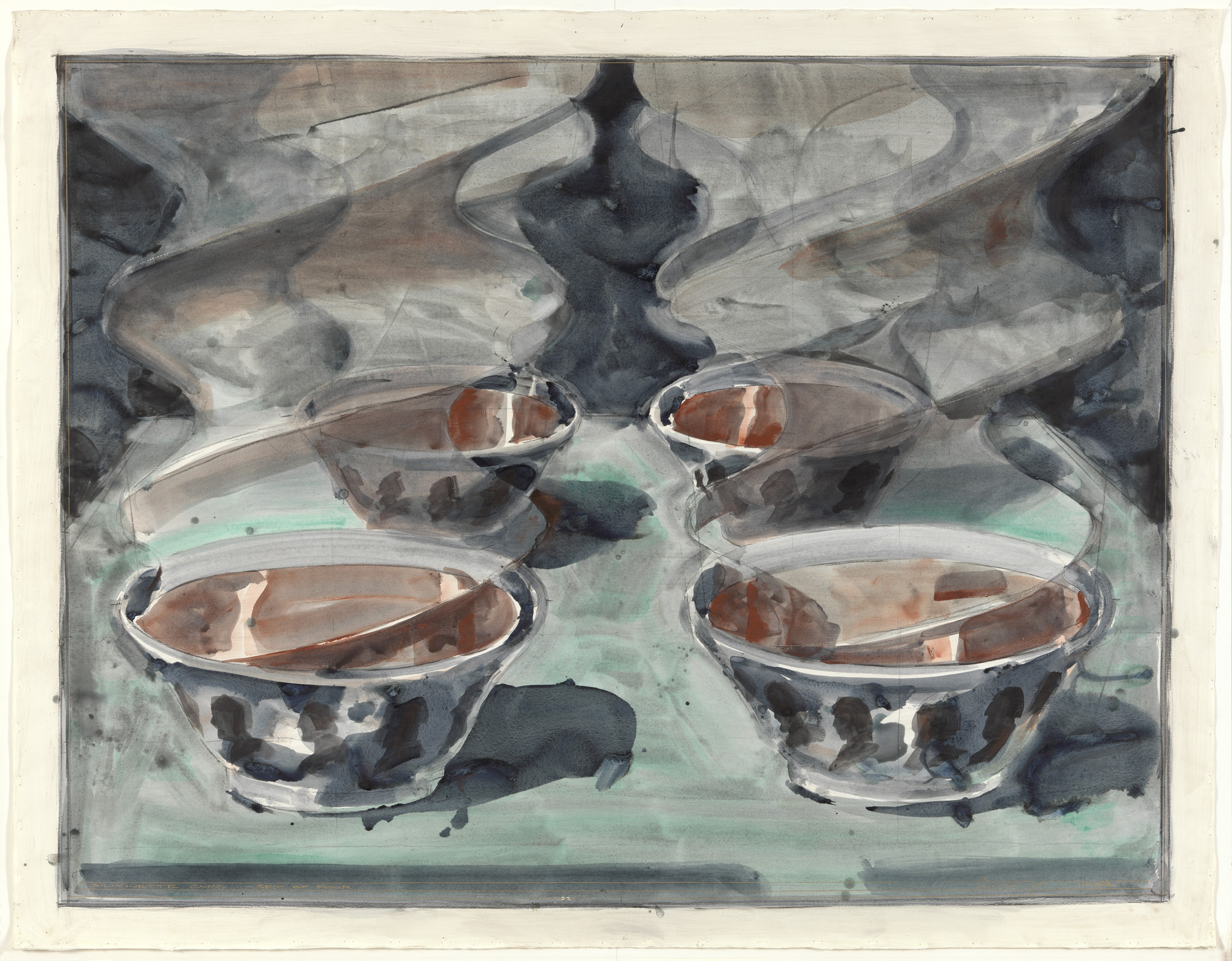 Robert Cumming. Silhouette Cups - Set of Four