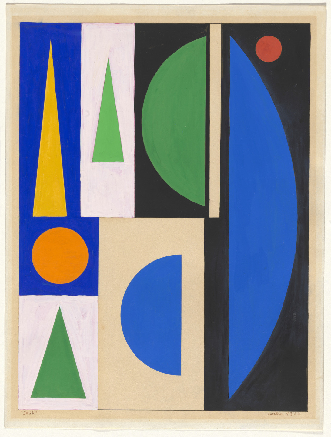 Auguste Herbin. Jour (Day). 1953