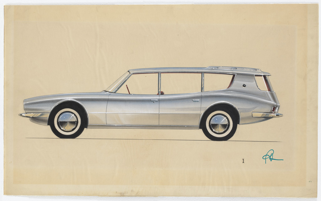 Design for Studebaker "Wagonaire" Station Wagon