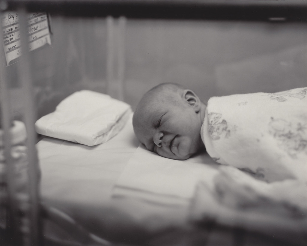 Infant in Newborn Nursery, Bethlehem, Pennsylvania