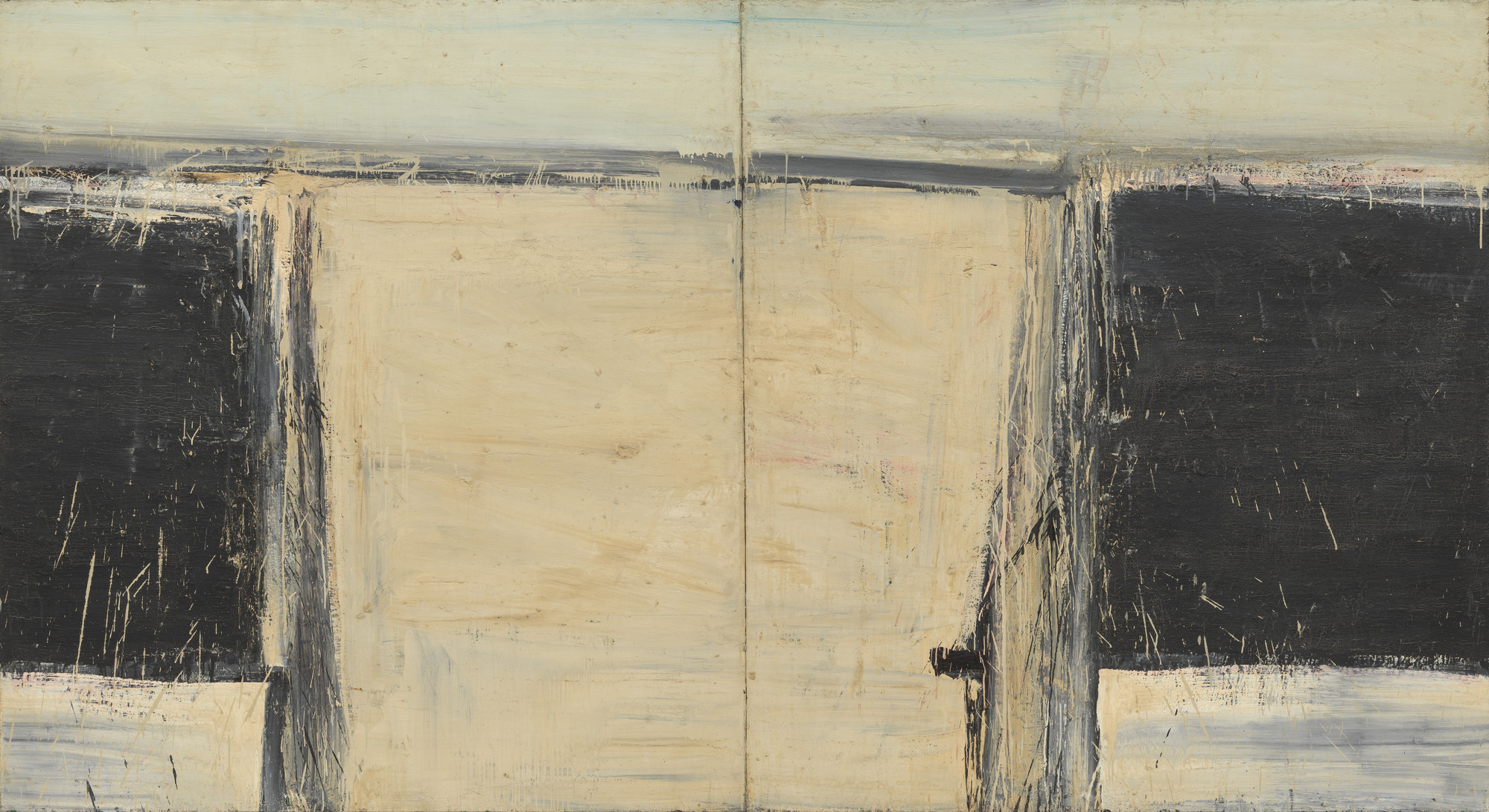 Alfred Leslie. The Second Two-Panel Horizontal. 1958